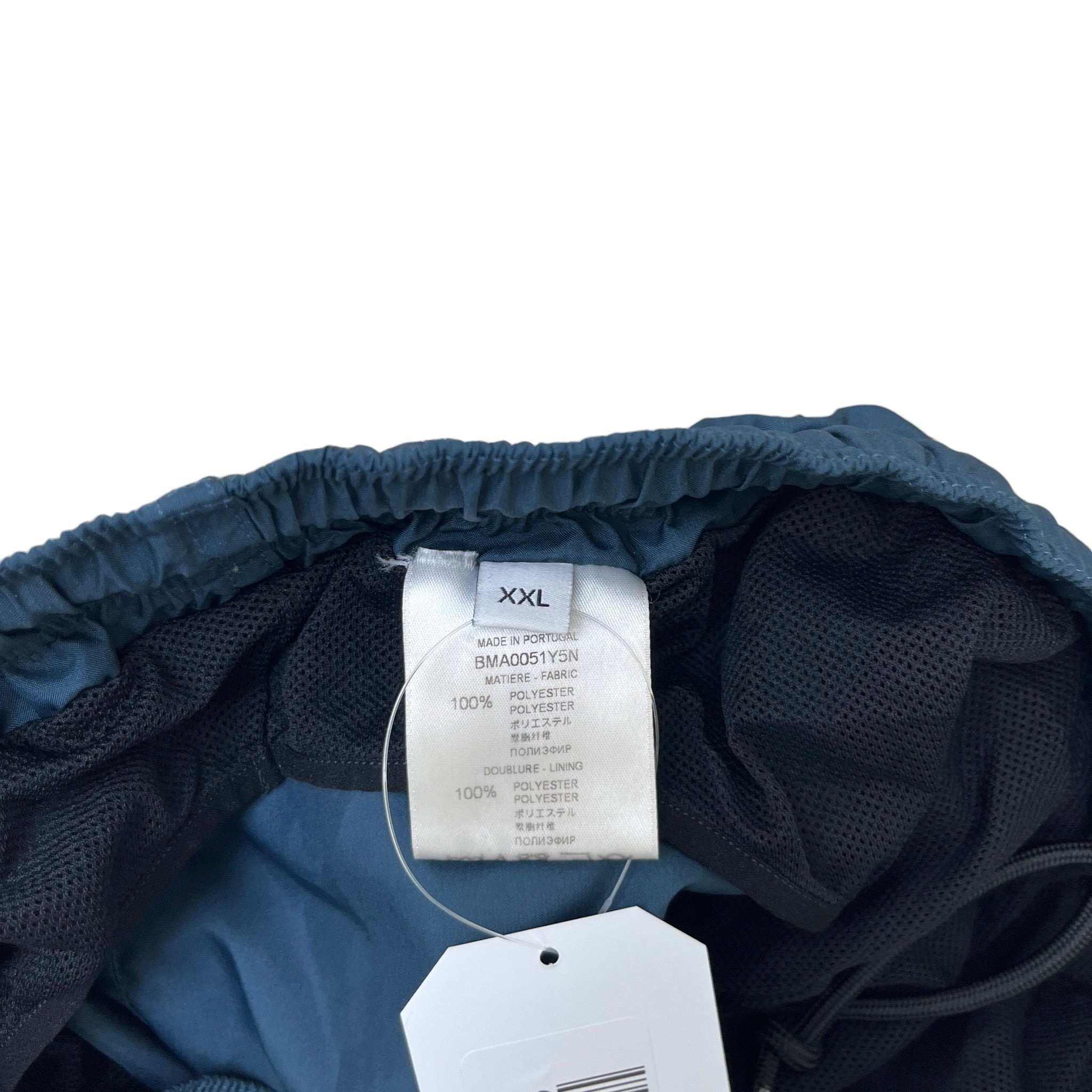 Men's Logo Print Swim Shorts Navy Size XXL