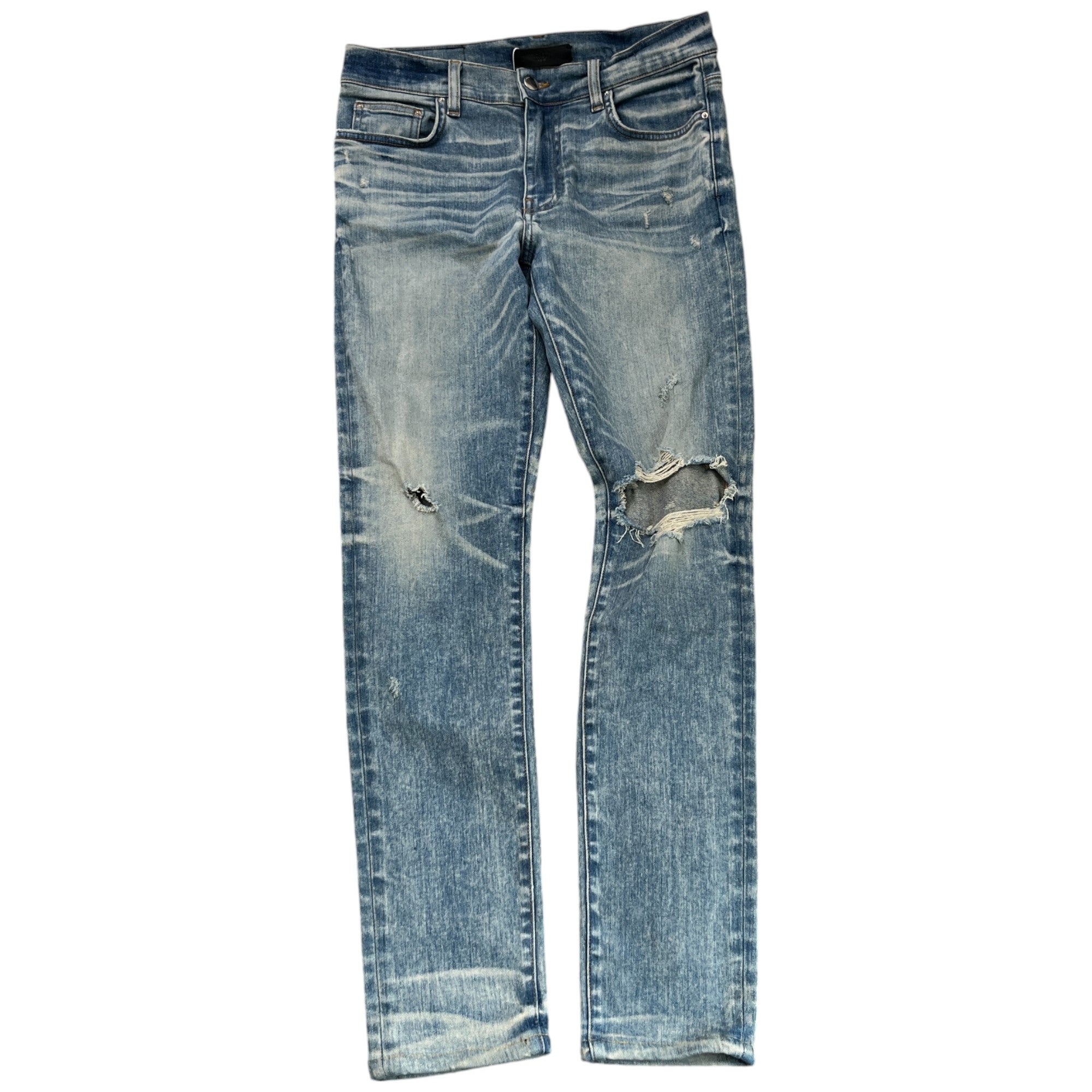 Men's Distressed Jeans Blue Size Waist 32"