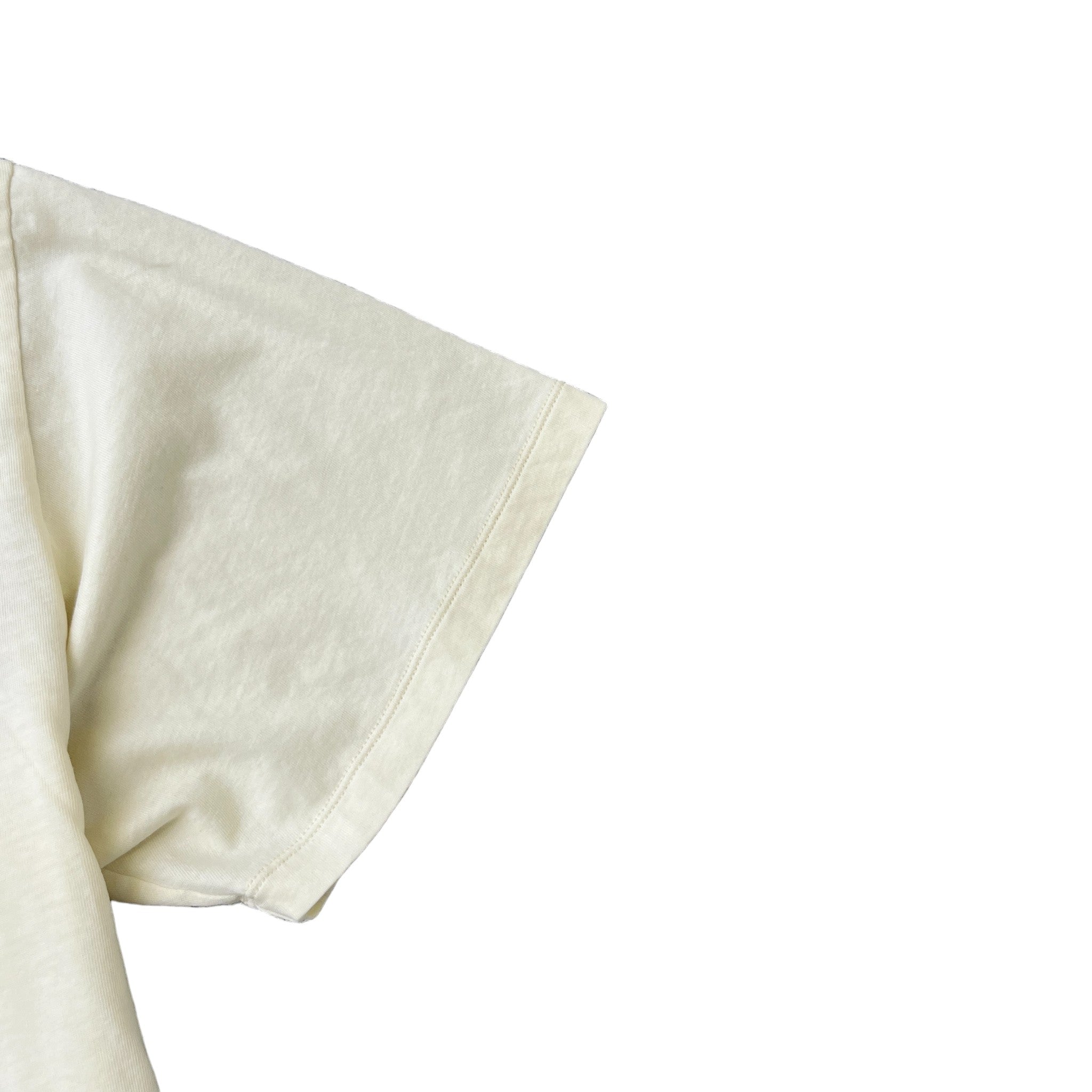 Men's Oversized Interlocking G T-Shirt Cream Size S