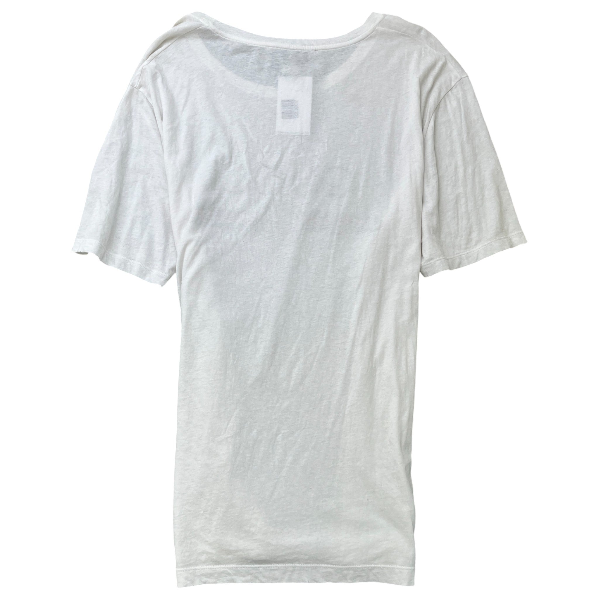 Men's Logo Print T-Shirt White Size XL