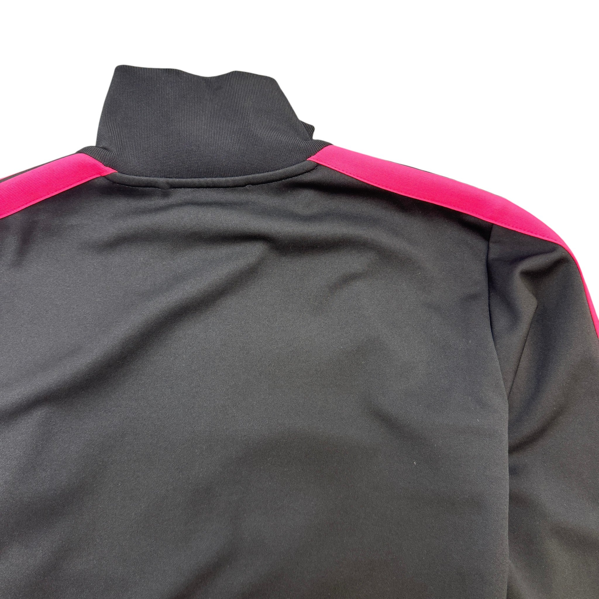 Men's Logo Print Track Jacket Black Size M