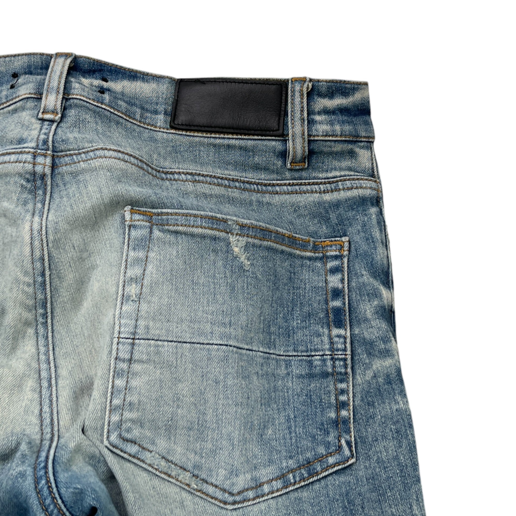 Men's Distressed Jeans Blue Size Waist 32"