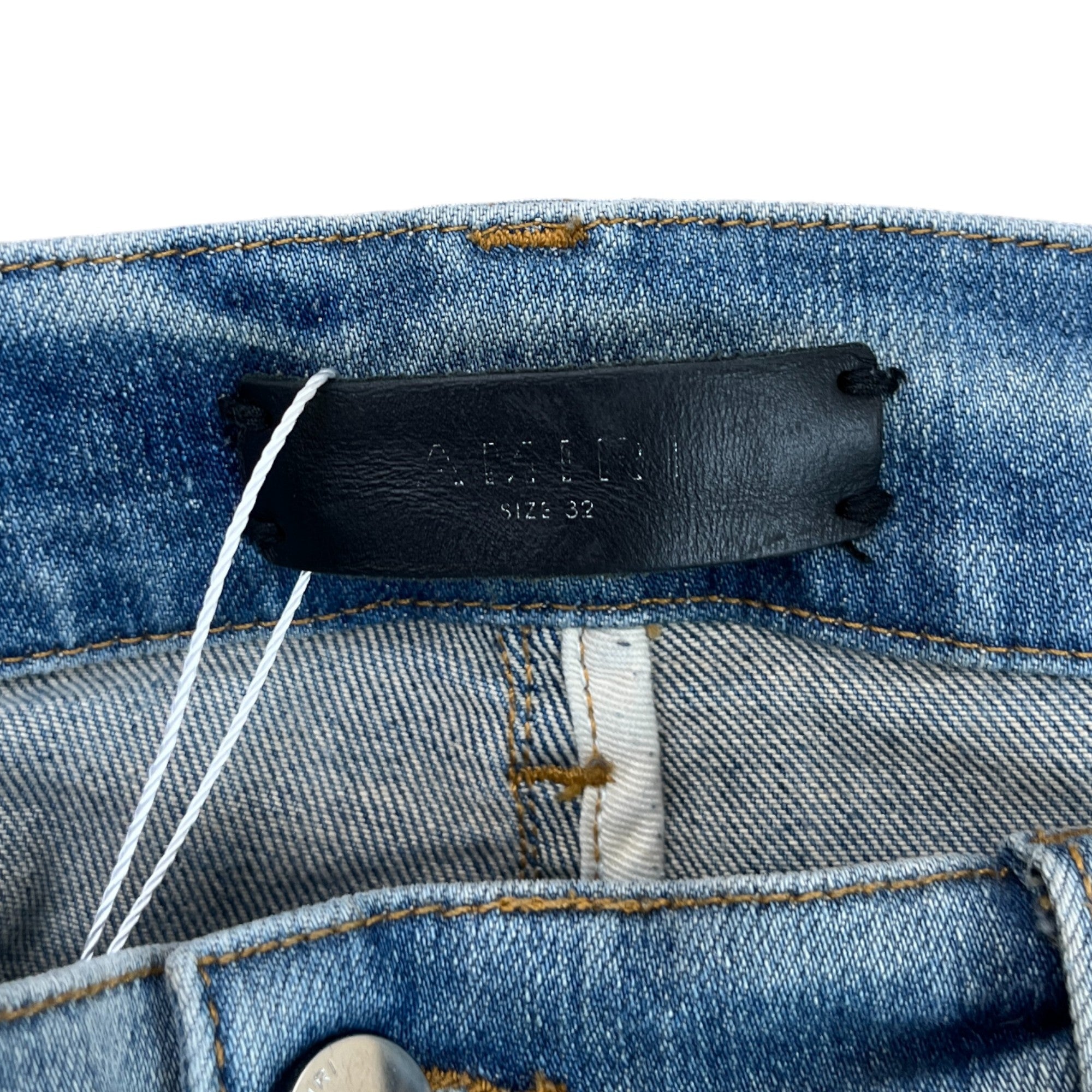 Men's Distressed Jeans Blue Size Waist 32"