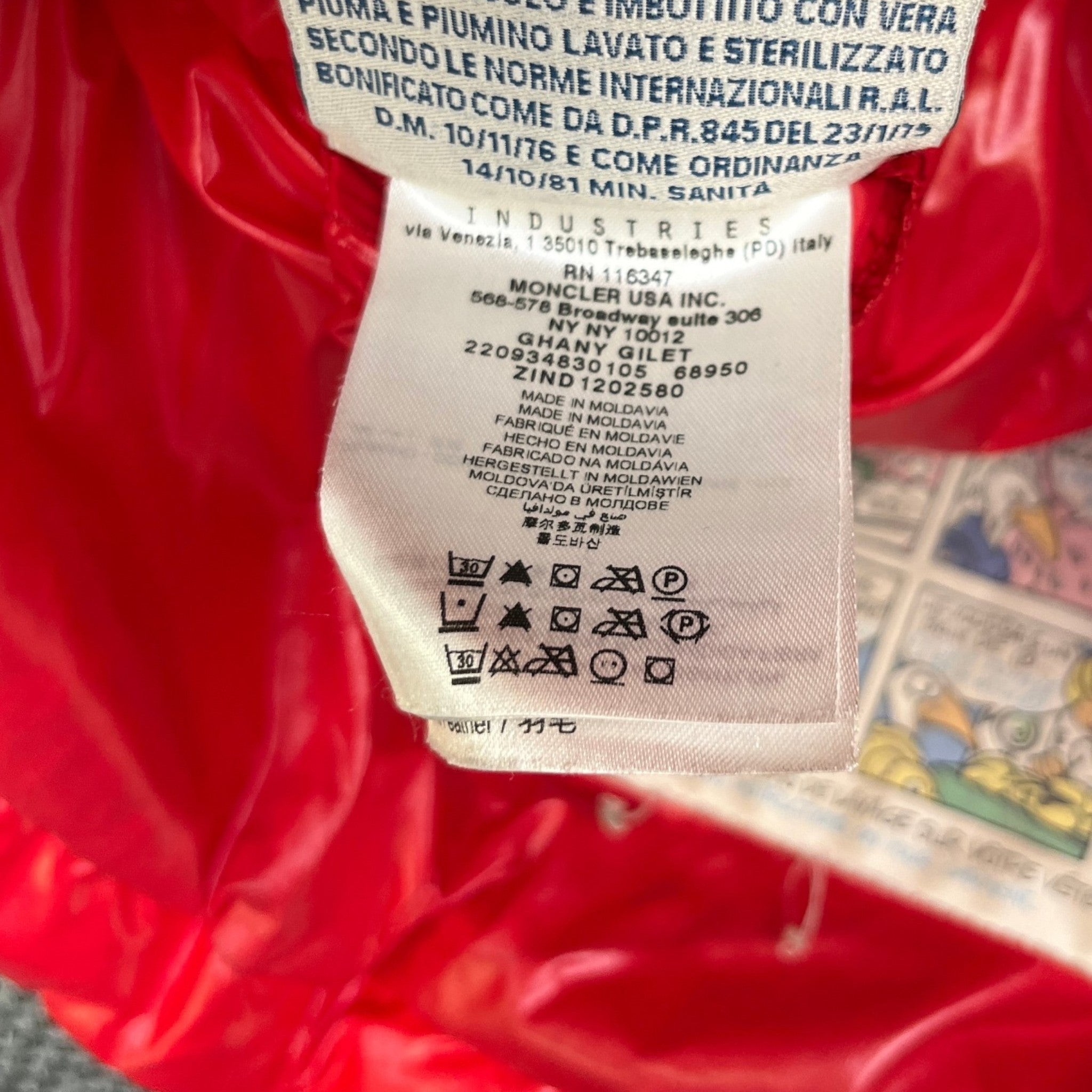 Women's Ghany Gilet Red Size 2 / UK 12