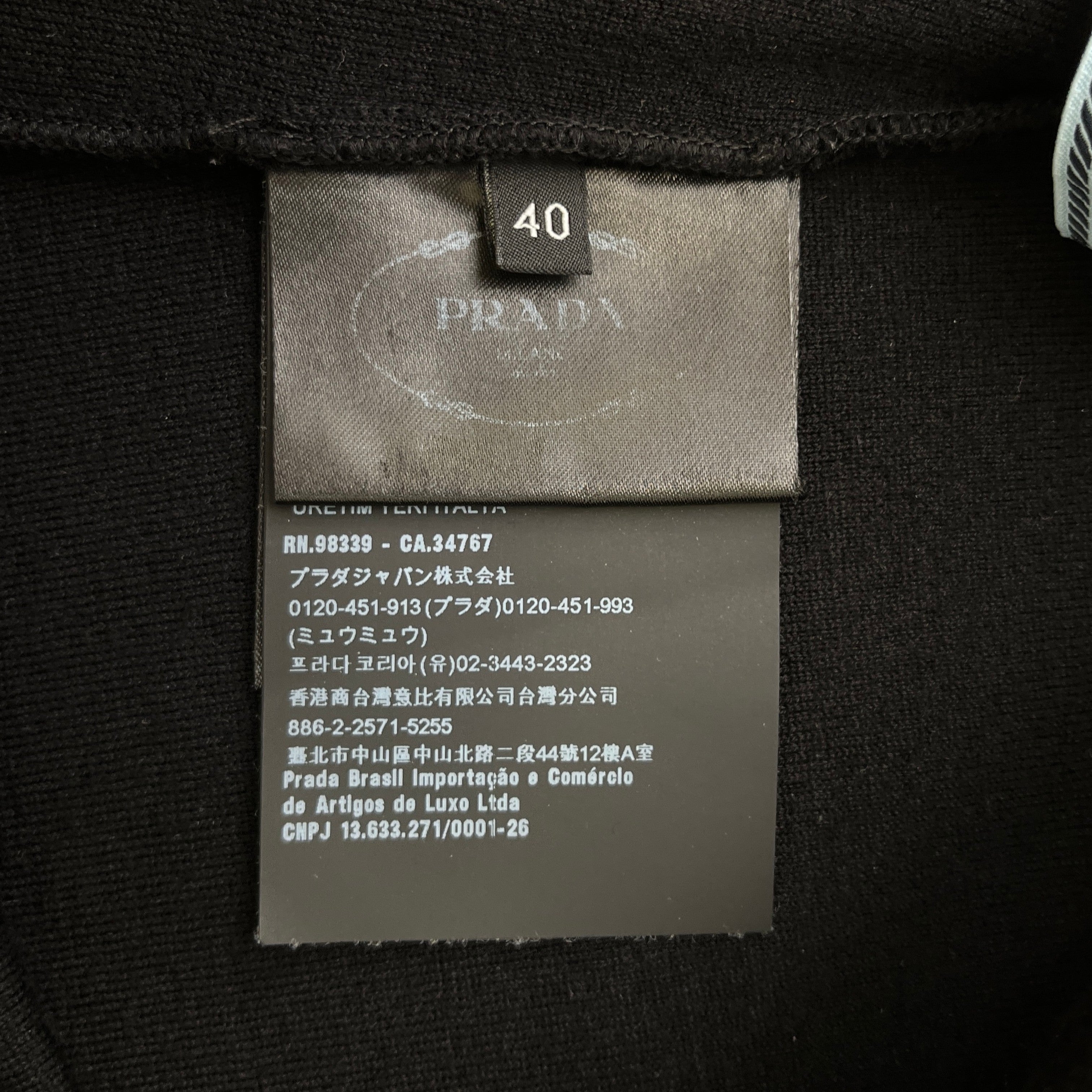 Women's Plaque Logo Leggings Black Size FR 40 / UK 12