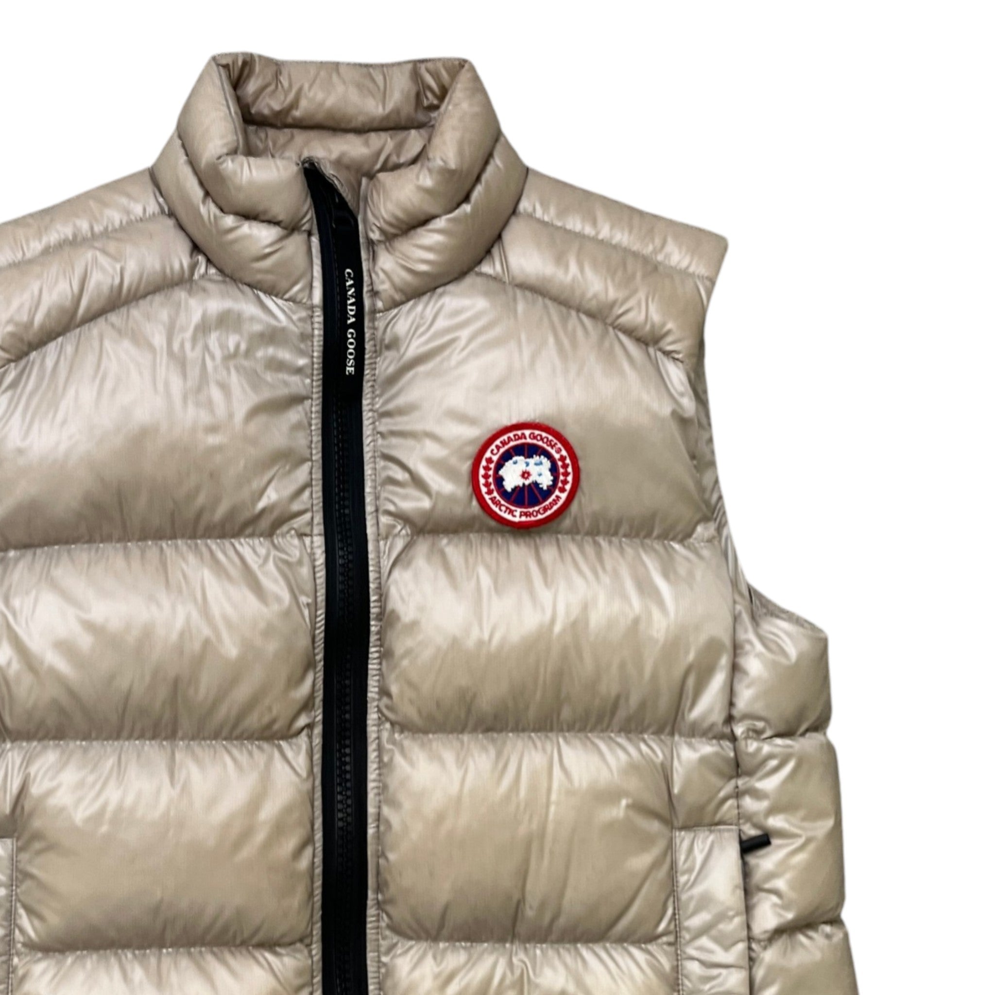 Women's Cypress Quilted Gilet Beige Size S