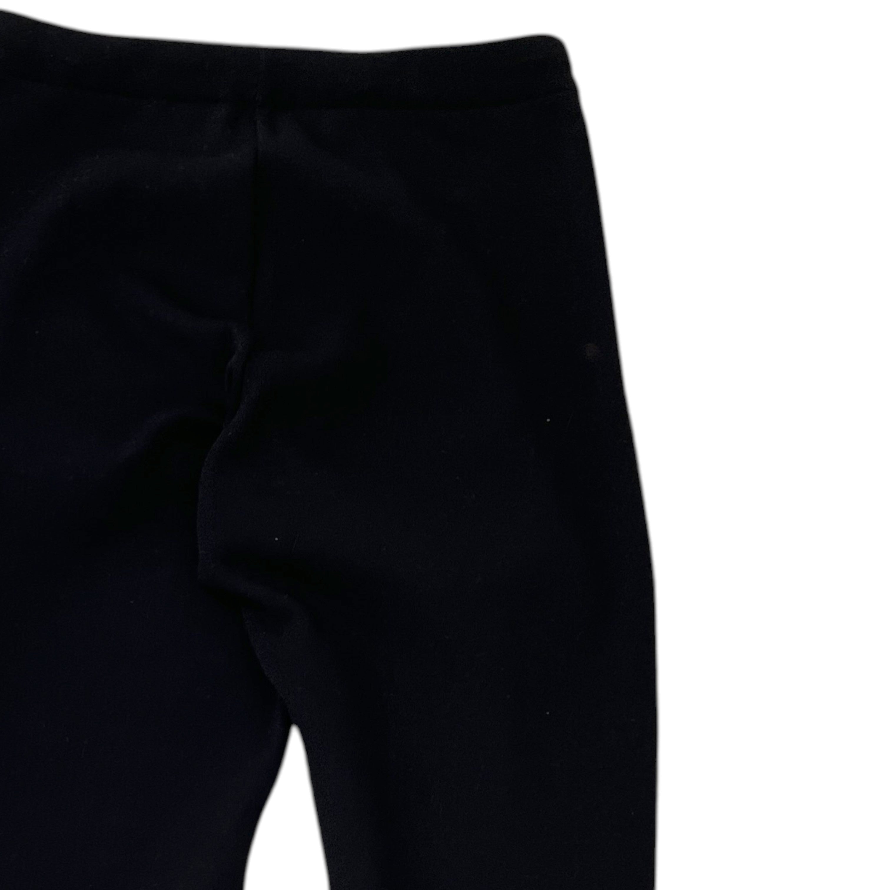 Women's Plaque Logo Leggings Black Size FR 40 / UK 12