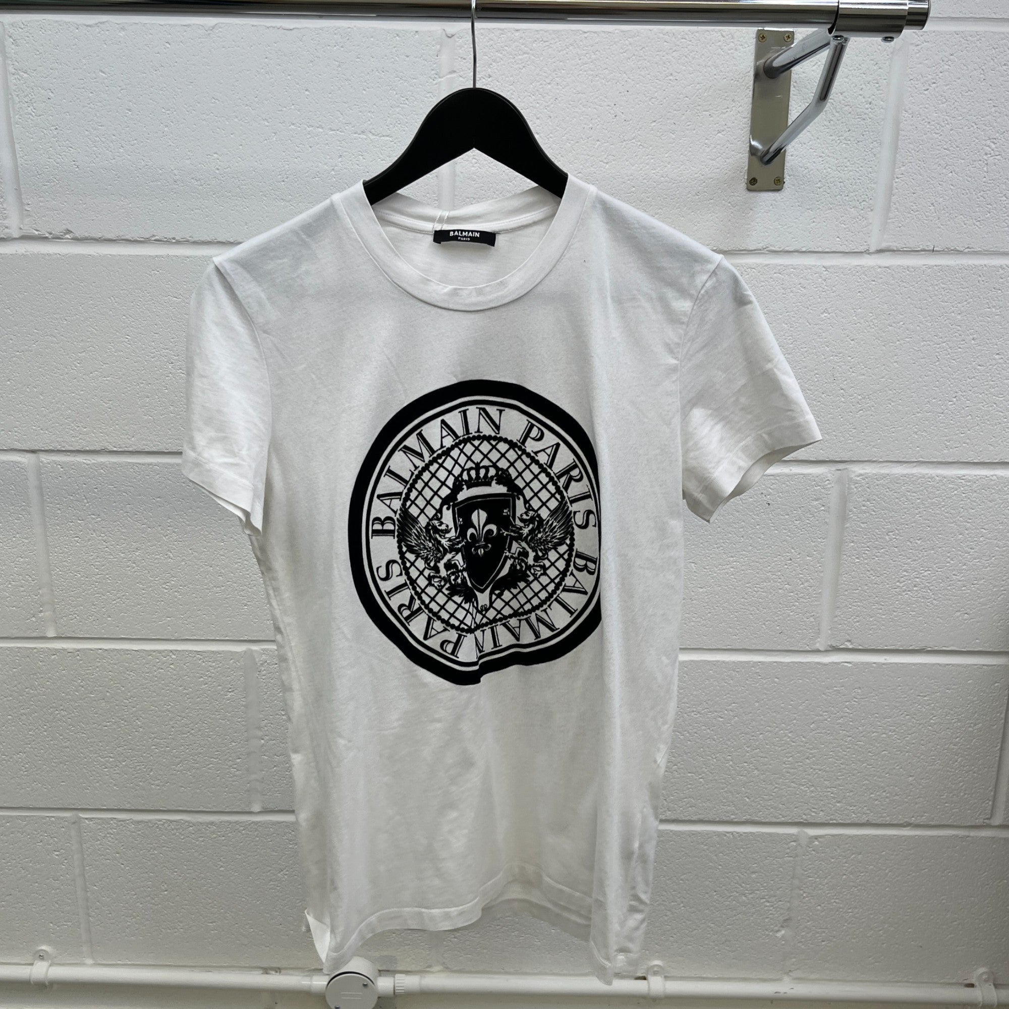 Men's Logo T-Shirt White Size S