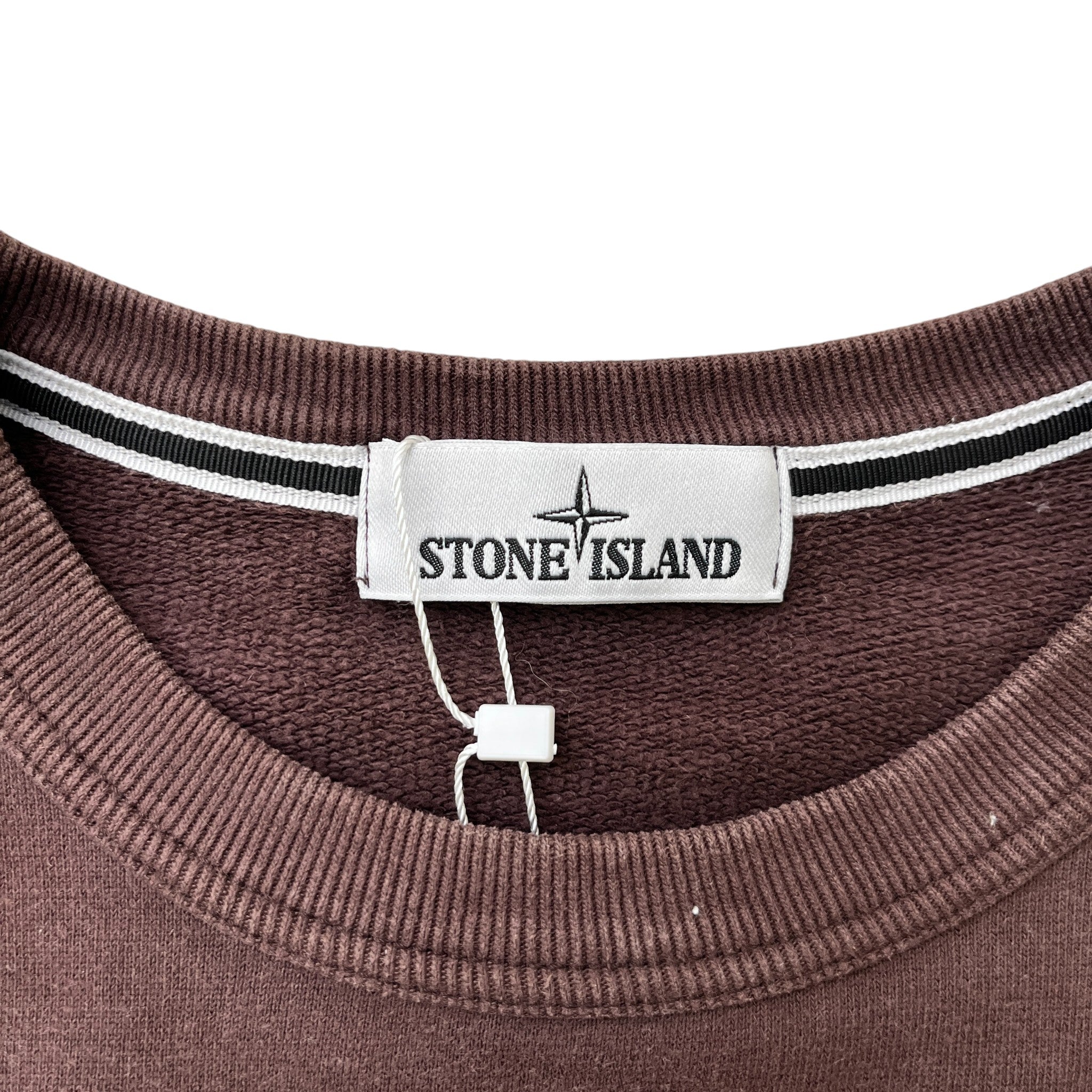 Men's Applique Logo Jumper Burgundy Size S