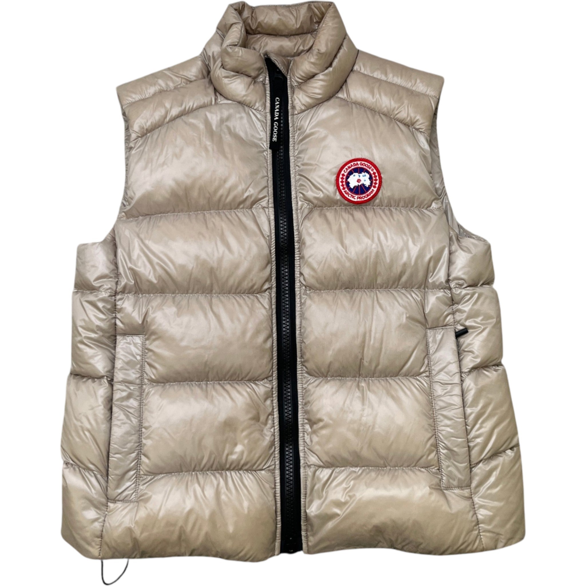 Women's Cypress Quilted Gilet Beige Size S