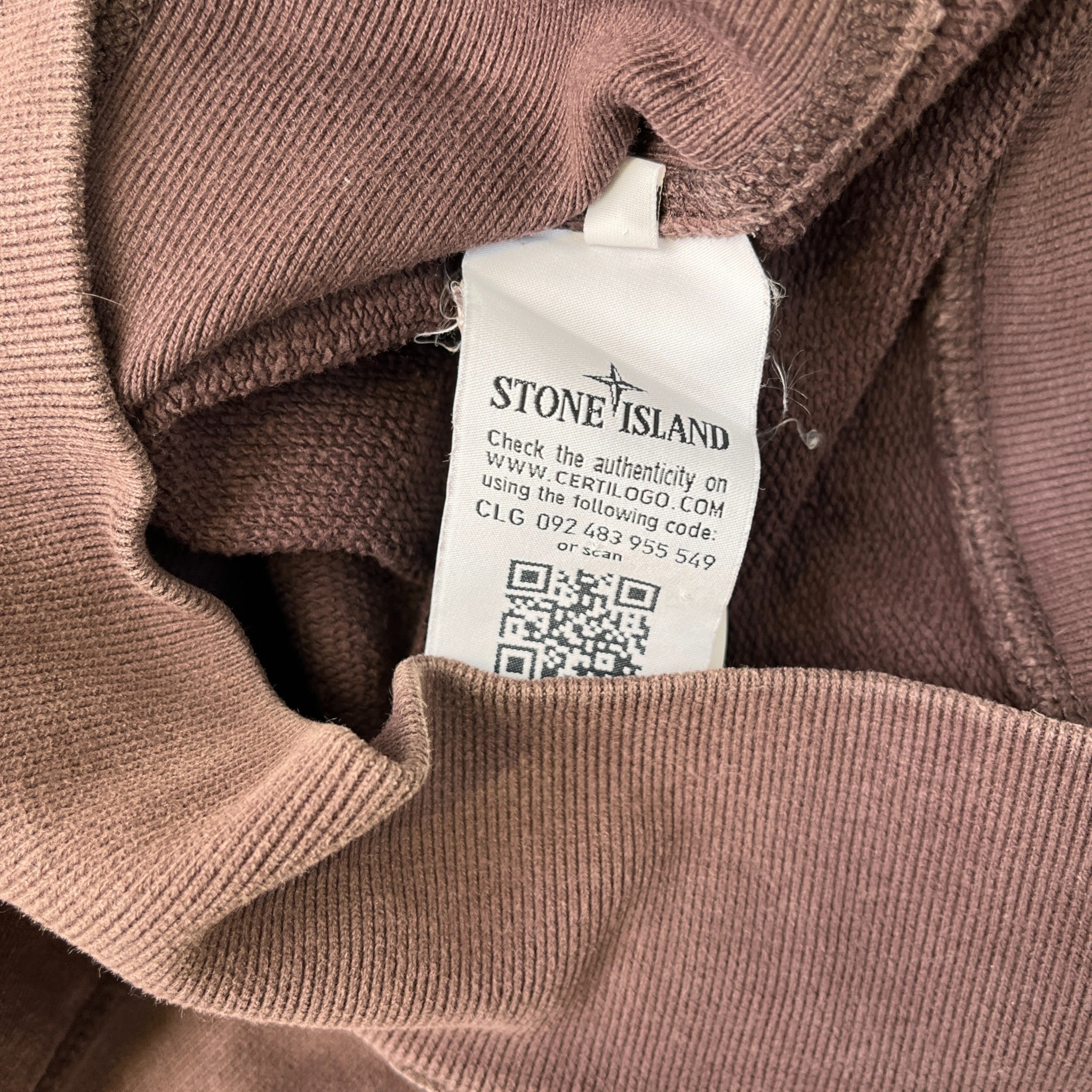 Men's Applique Logo Jumper Burgundy Size S