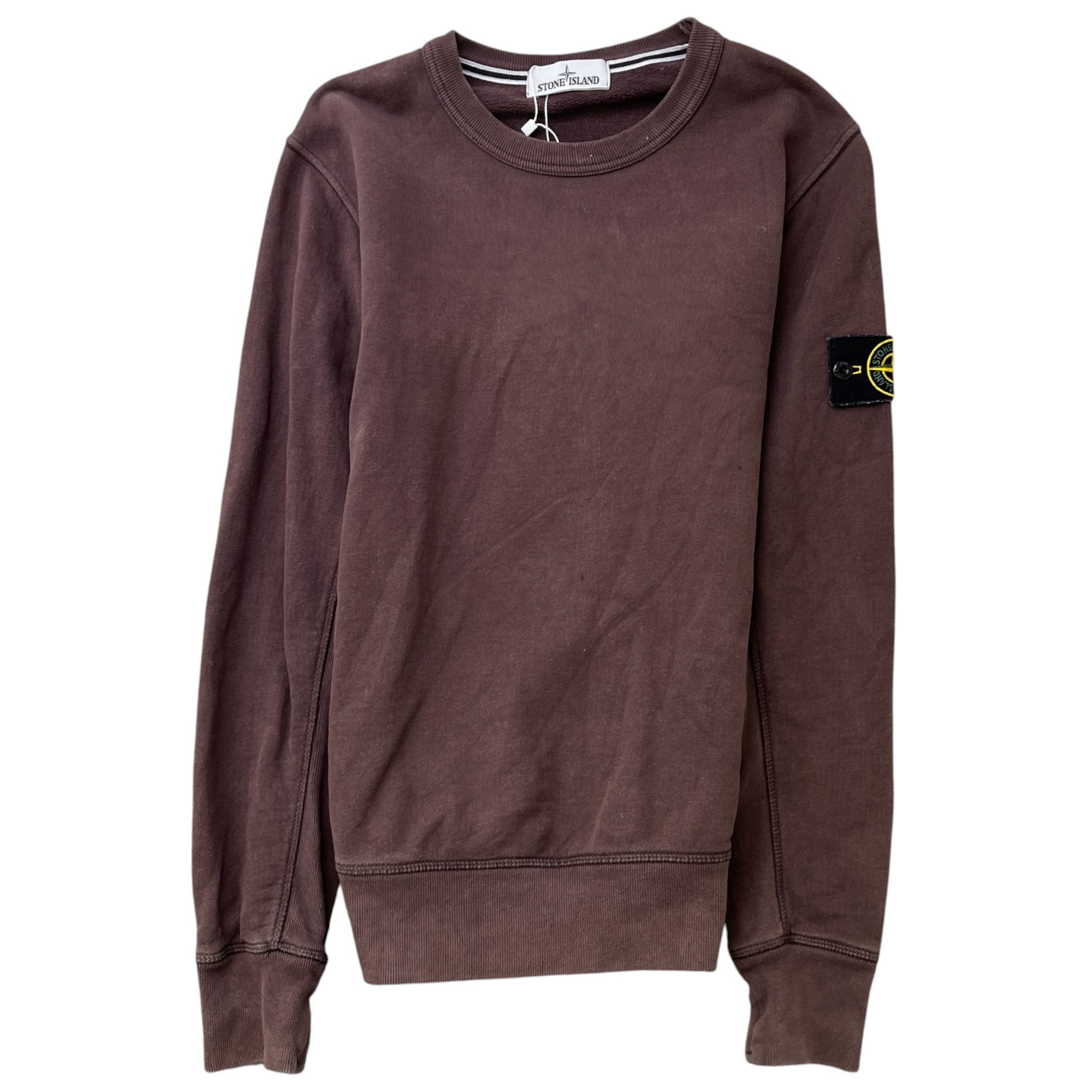 Men's Applique Logo Jumper Burgundy Size S