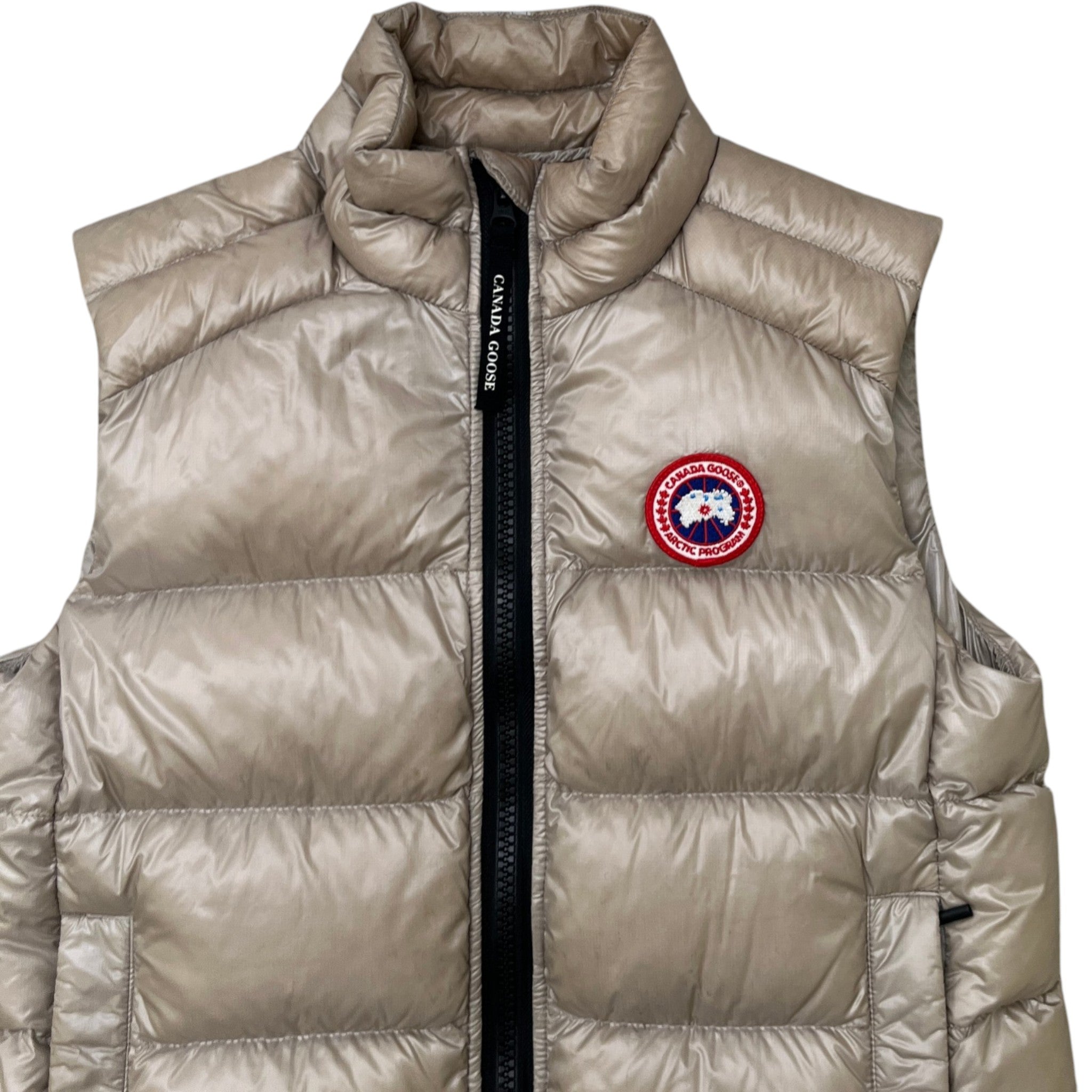 Women's Cypress Quilted Gilet Beige Size S