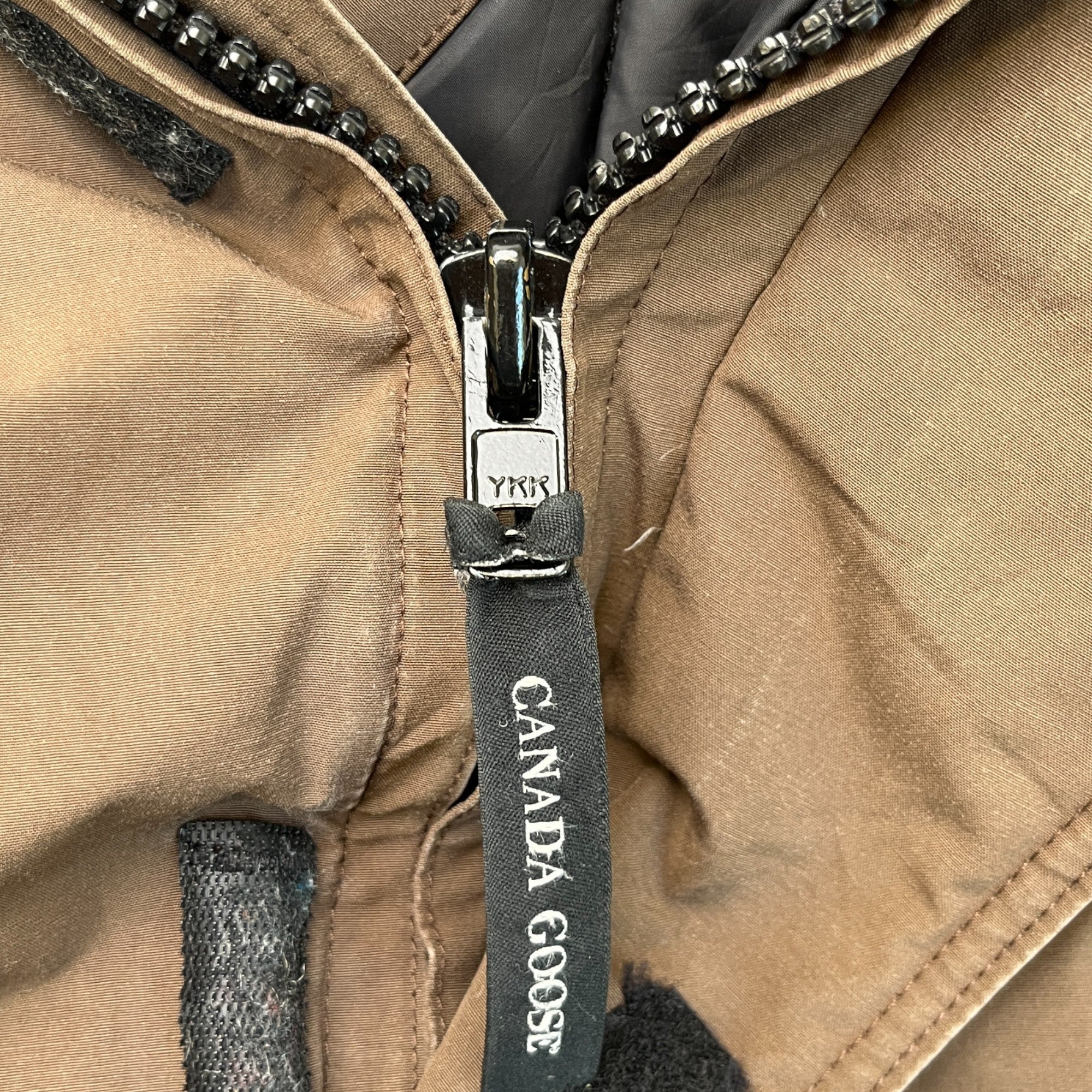 Men's Langford Down Jacket Brown Size XS