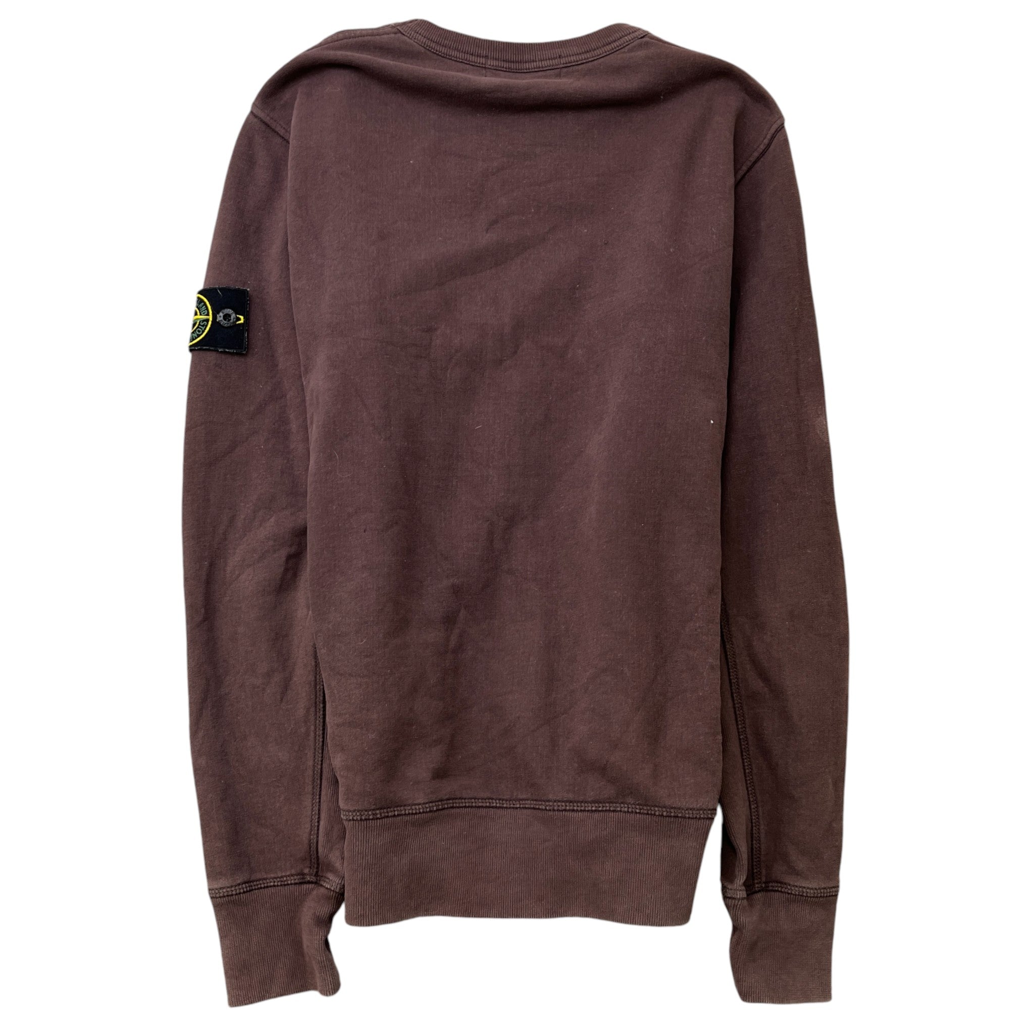 Men's Applique Logo Jumper Burgundy Size S