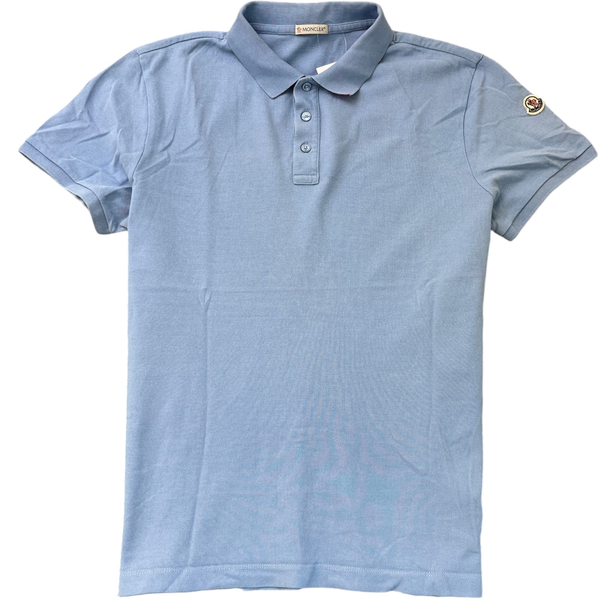 Men's Maglia Polo Manica Corta Polo Shirt Blue Size L
