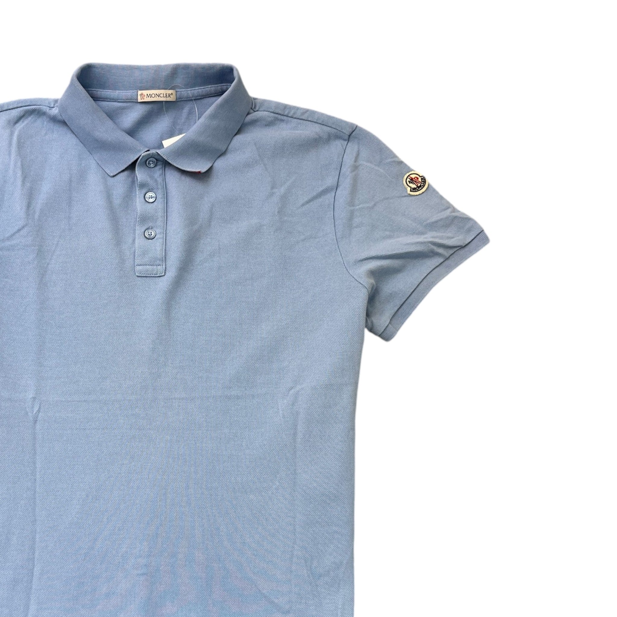 Men's Maglia Polo Manica Corta Polo Shirt Blue Size L