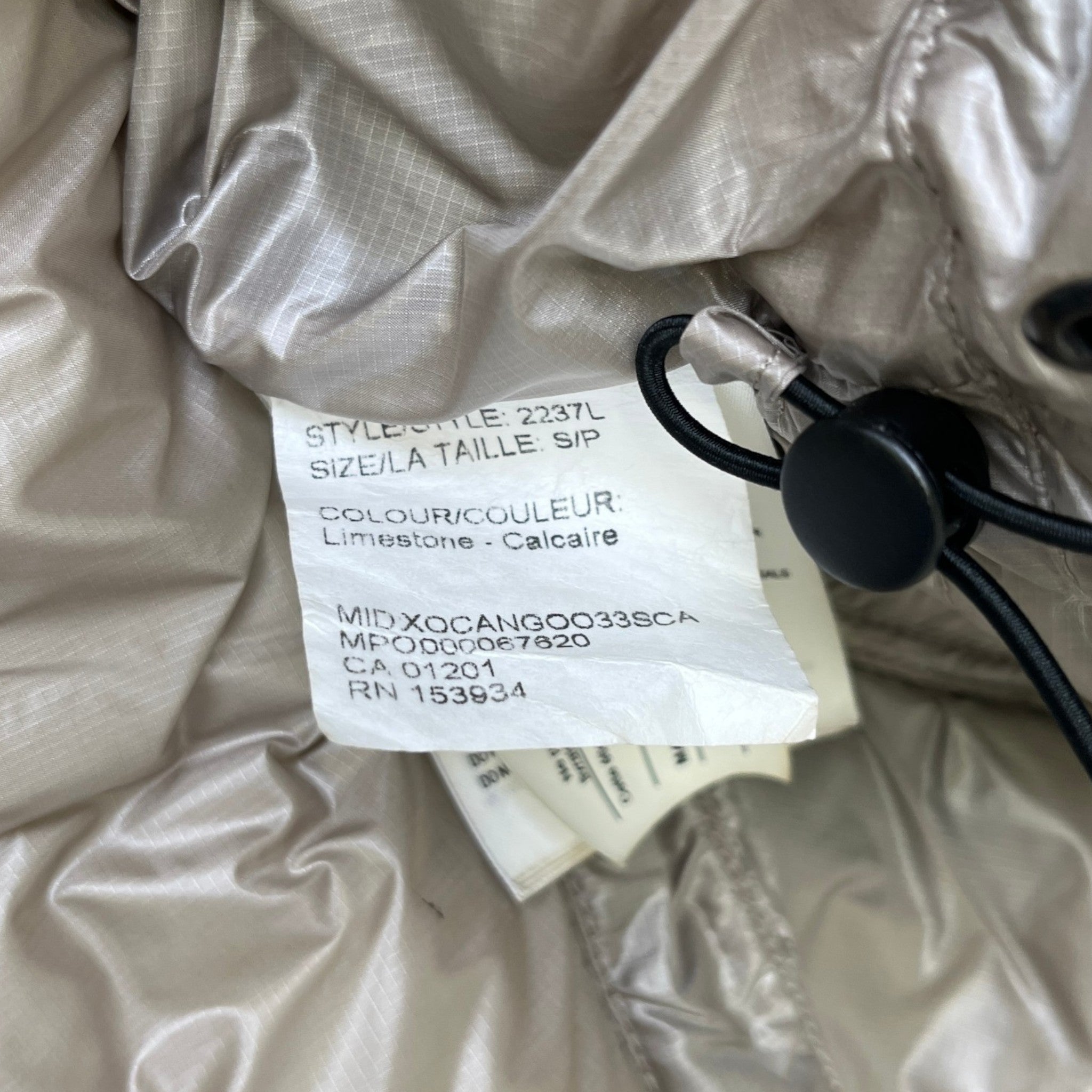 Women's Cypress Quilted Gilet Beige Size S