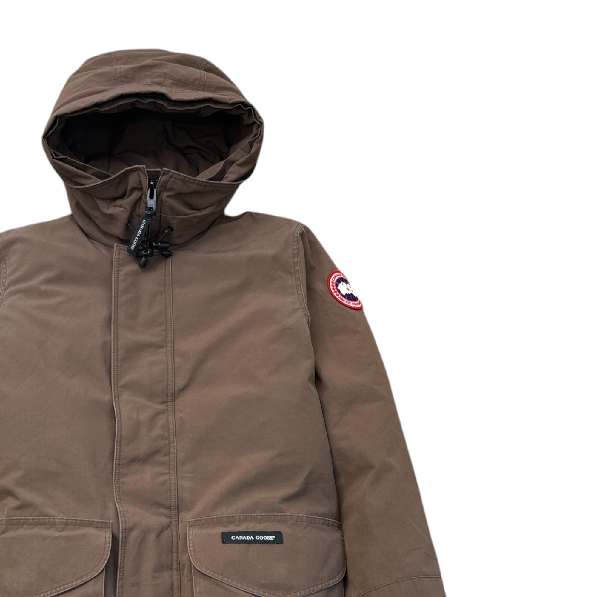 Men's Langford Down Jacket Brown Size XS