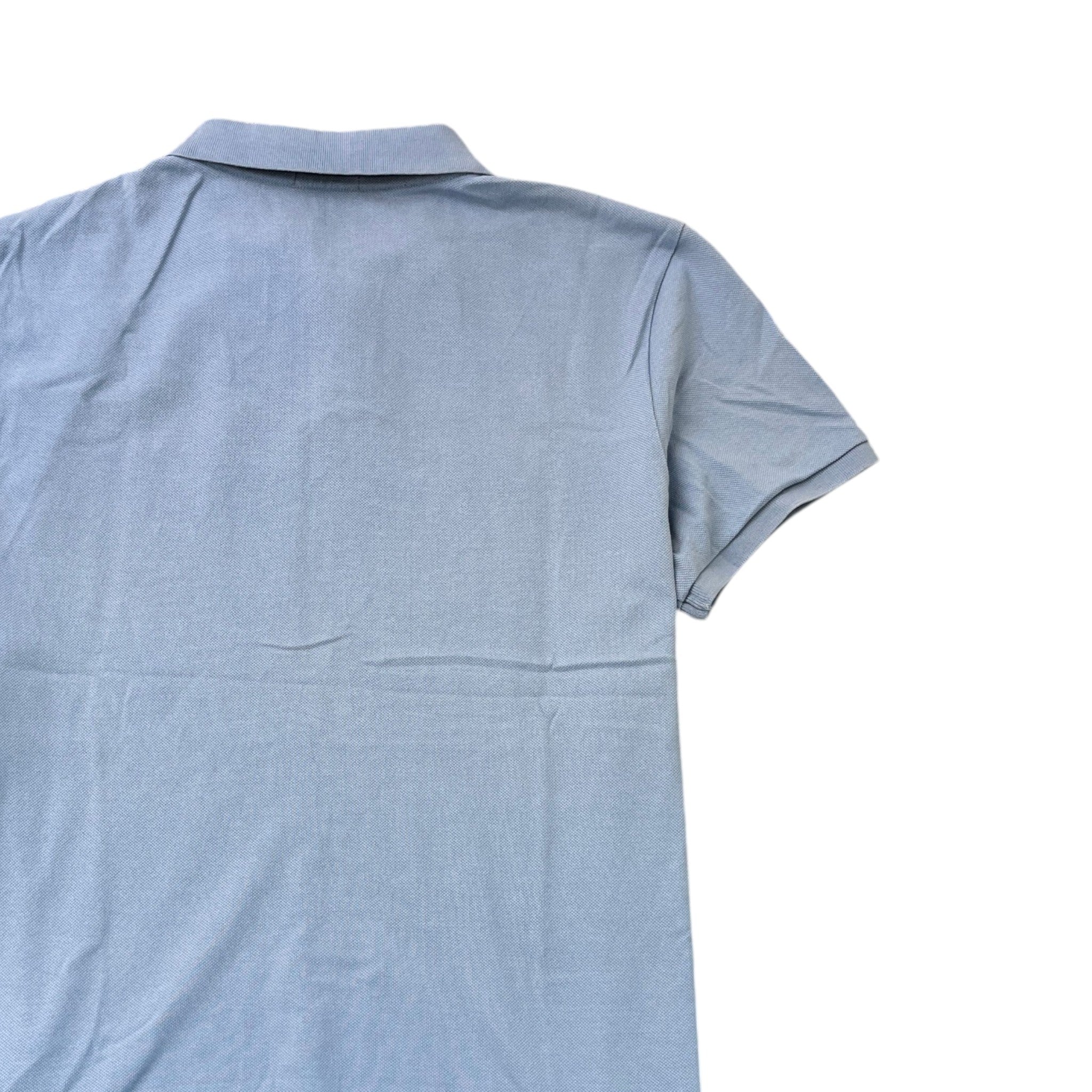 Men's Maglia Polo Manica Corta Polo Shirt Blue Size L