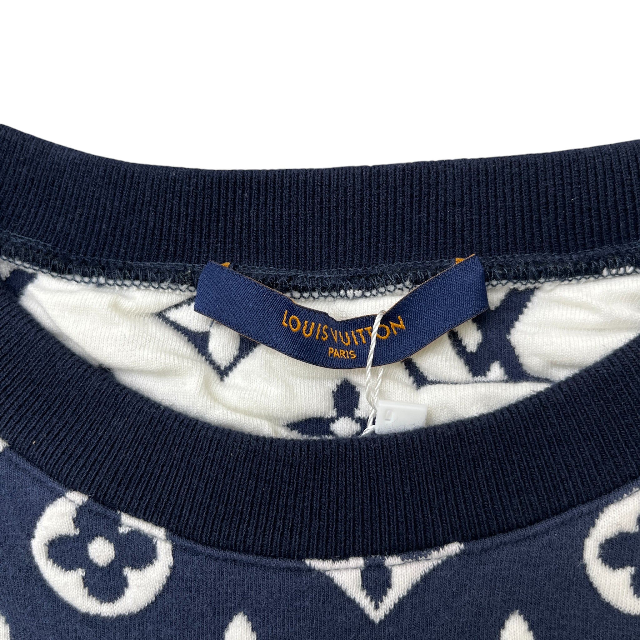 Men's Monogram Sweatshirt Navy Size XS