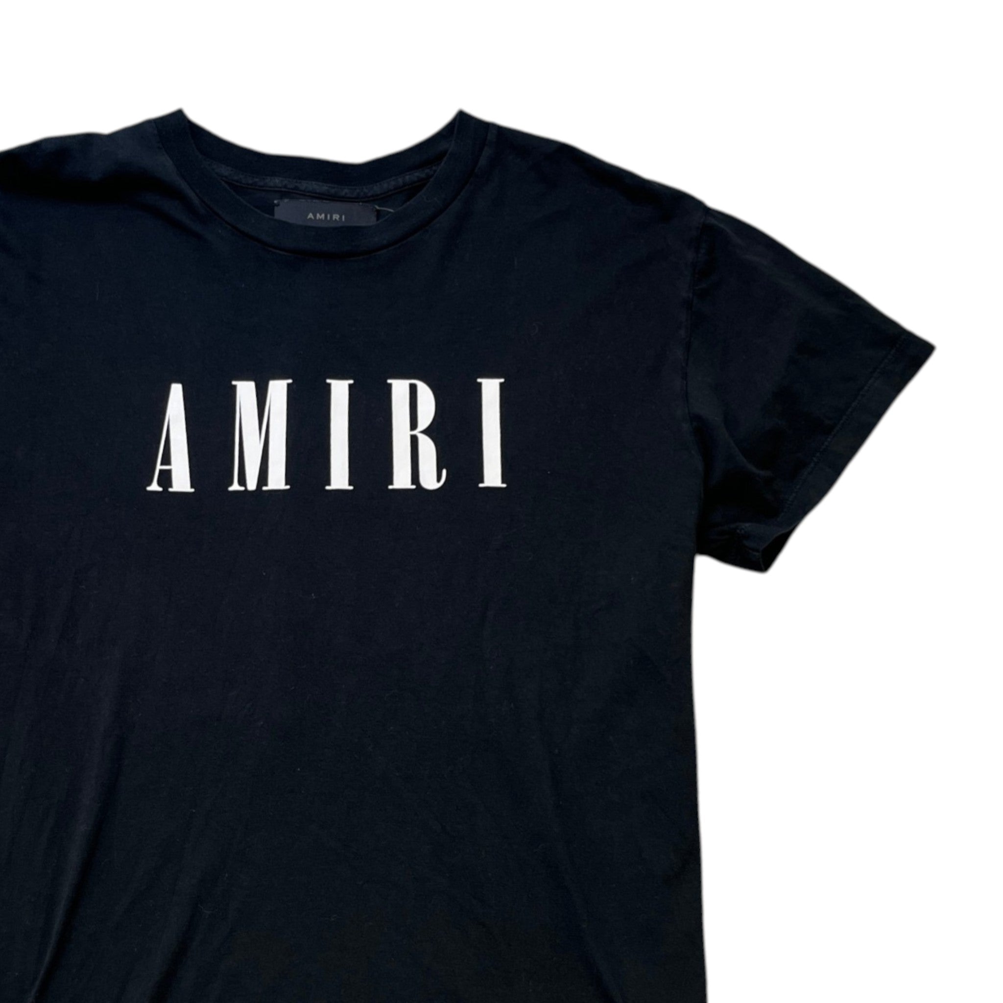 Men's Logo Print T-Shirt Black Size L