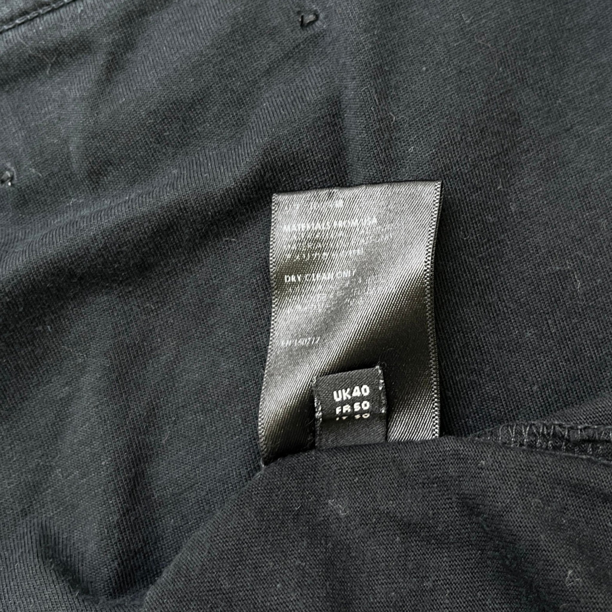 Men's Logo Print T-Shirt Black Size L