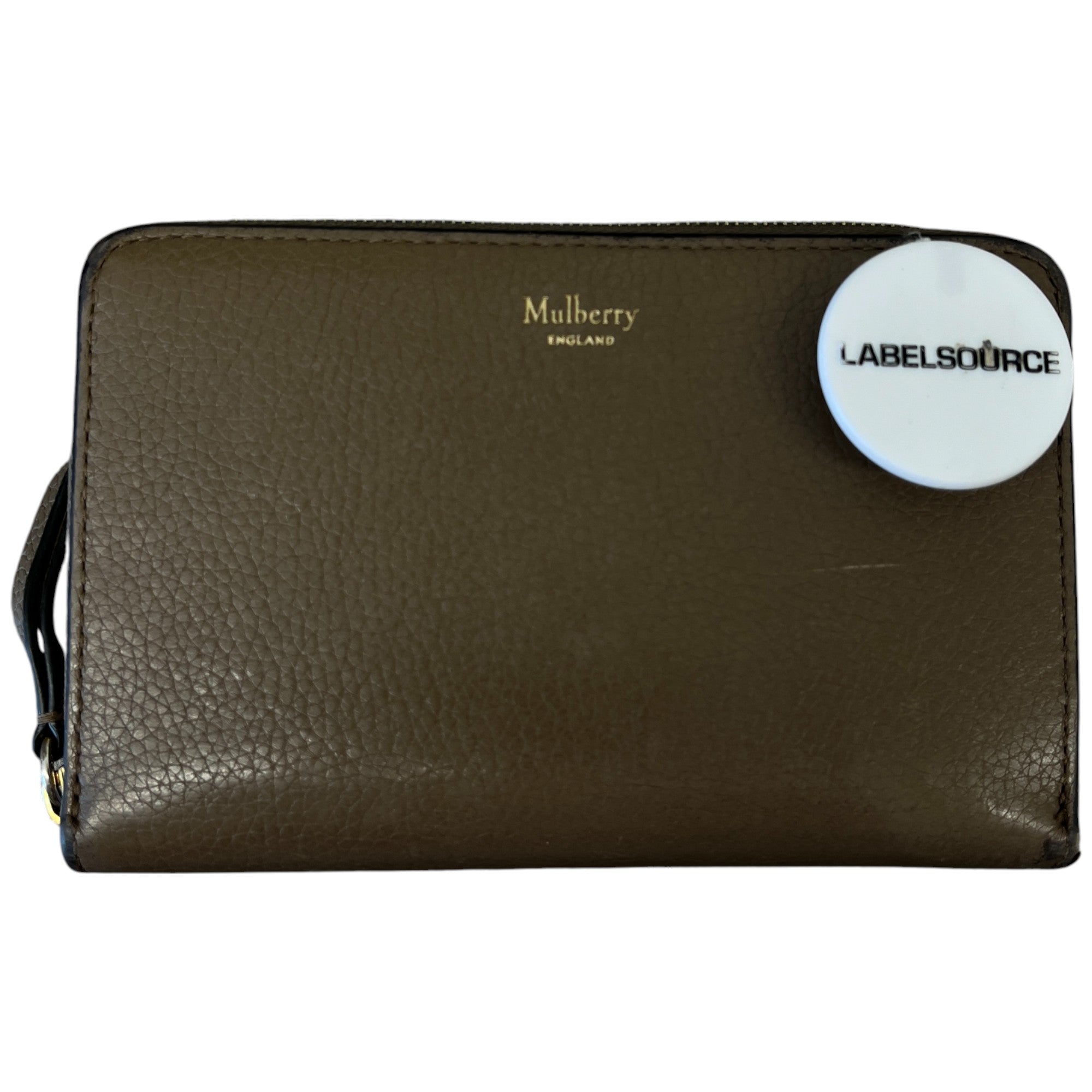 Women's Zip Around Purse Beige