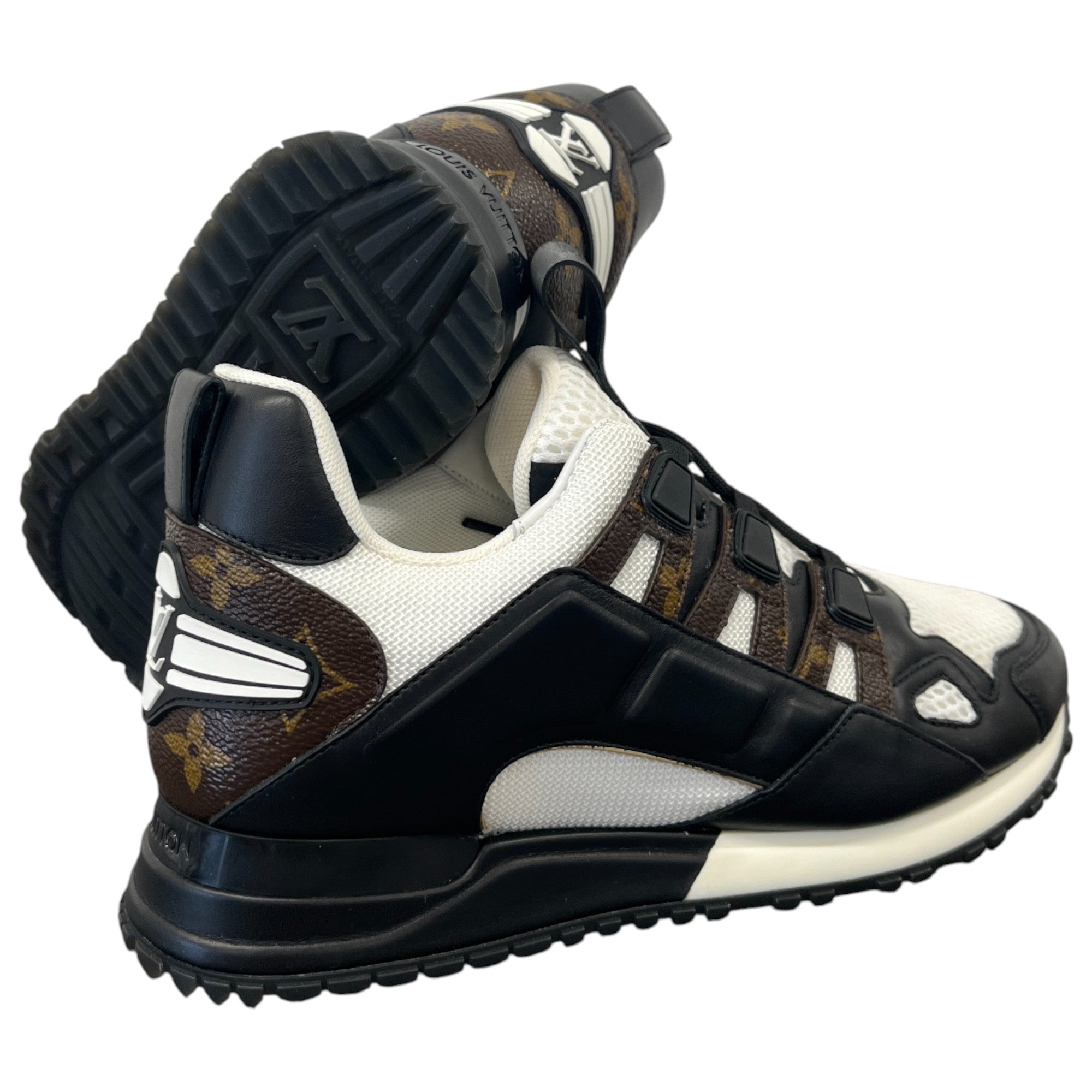 Women's Monogram Run Away Low Trainers Black Size EU 37.5 / UK 4.5