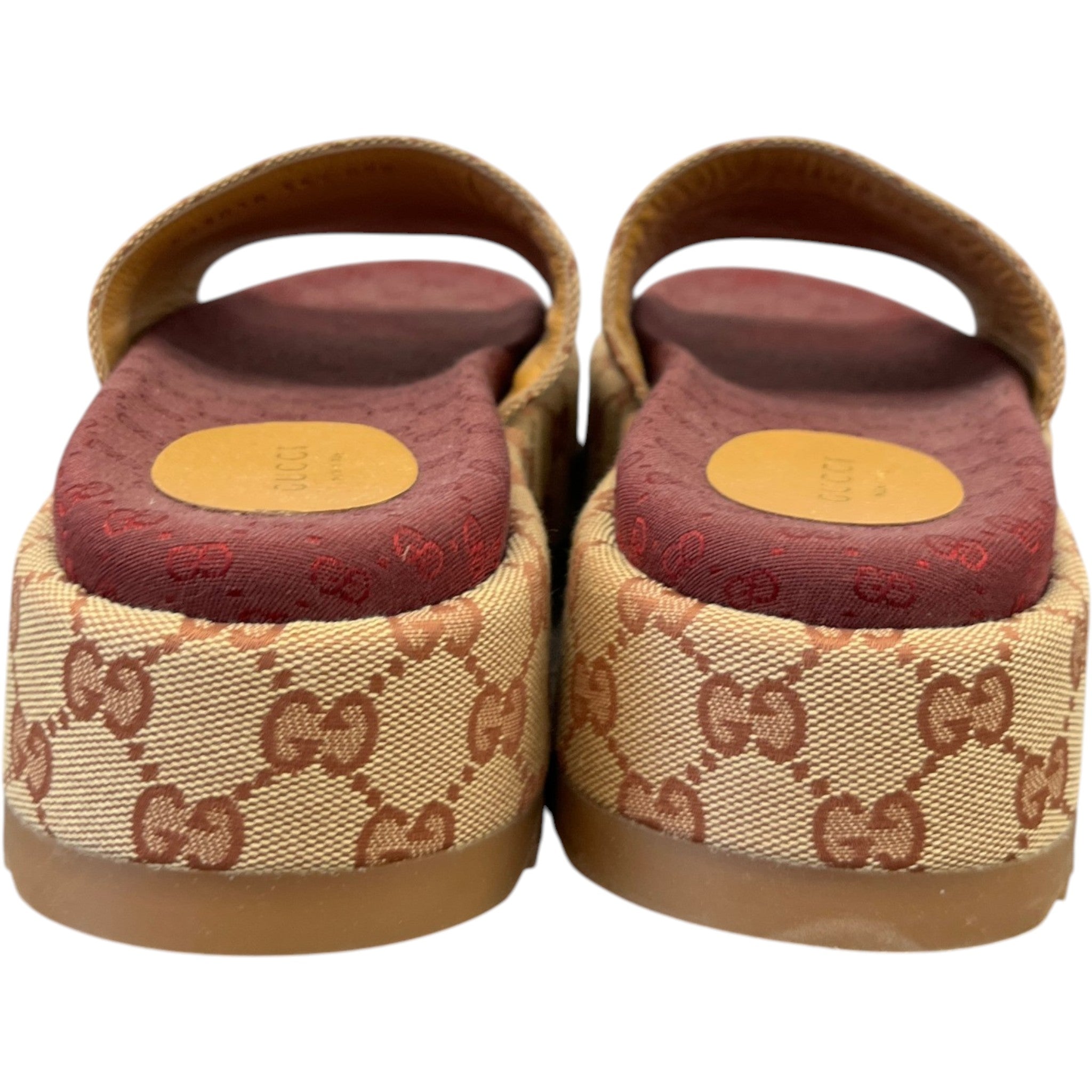 Women's Gg Supreme Slides Beige Size EU 36.5 / UK 3.5