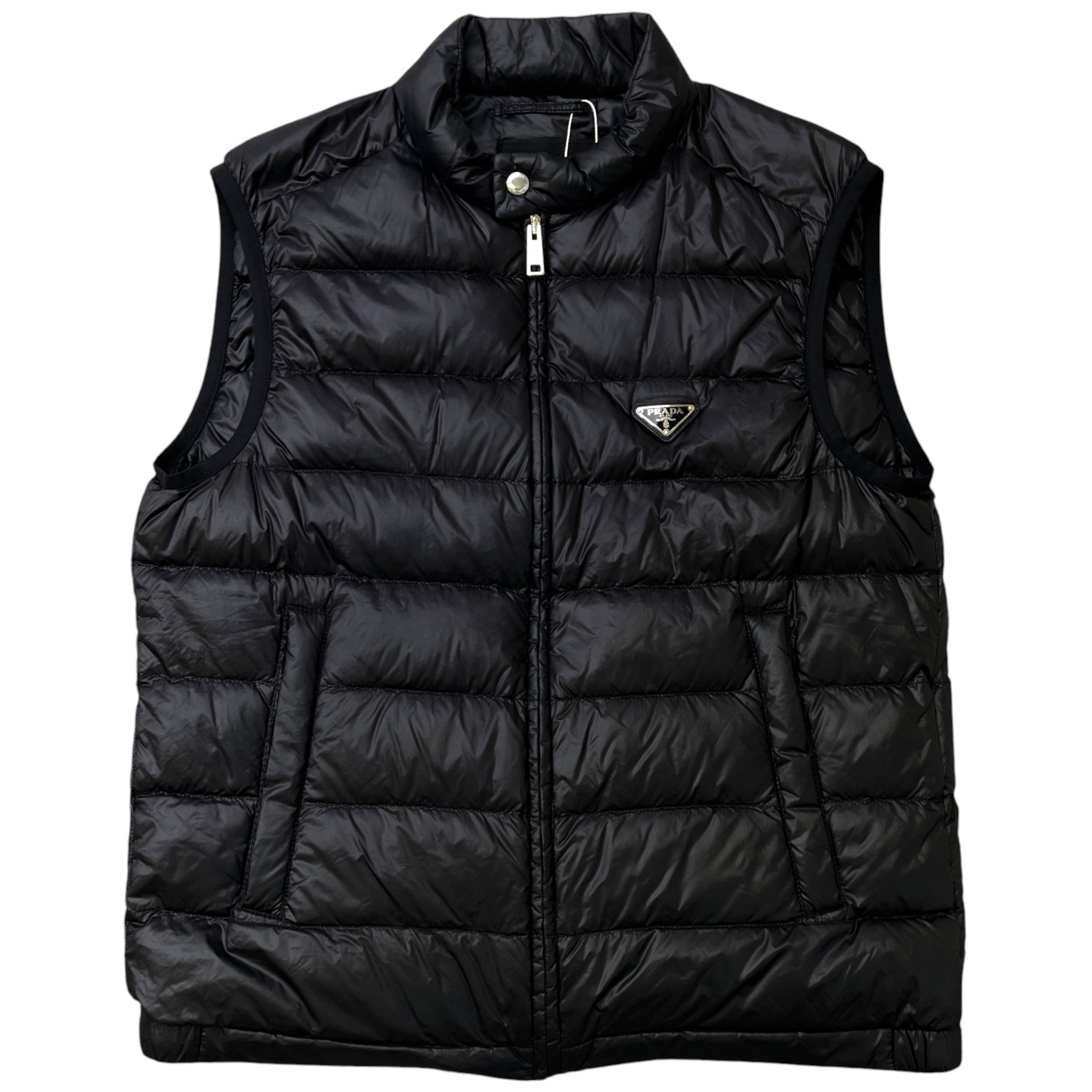 Men's Plaque Logo Gilet Black Size IT 50 / L