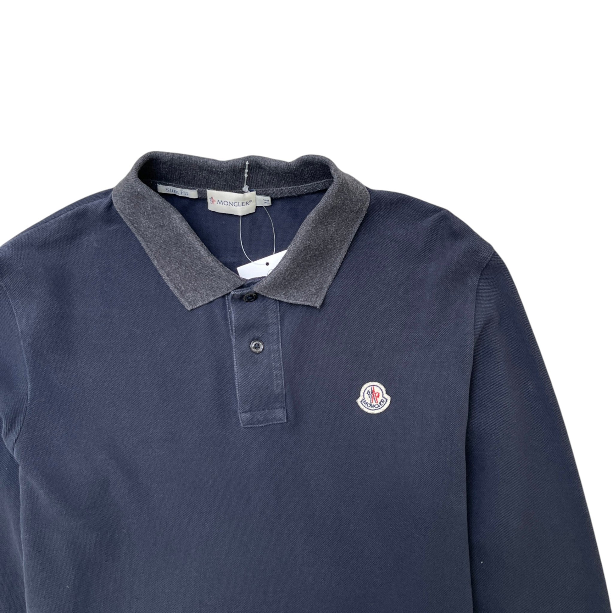Men's Maglia Polo Shirt Navy Size M