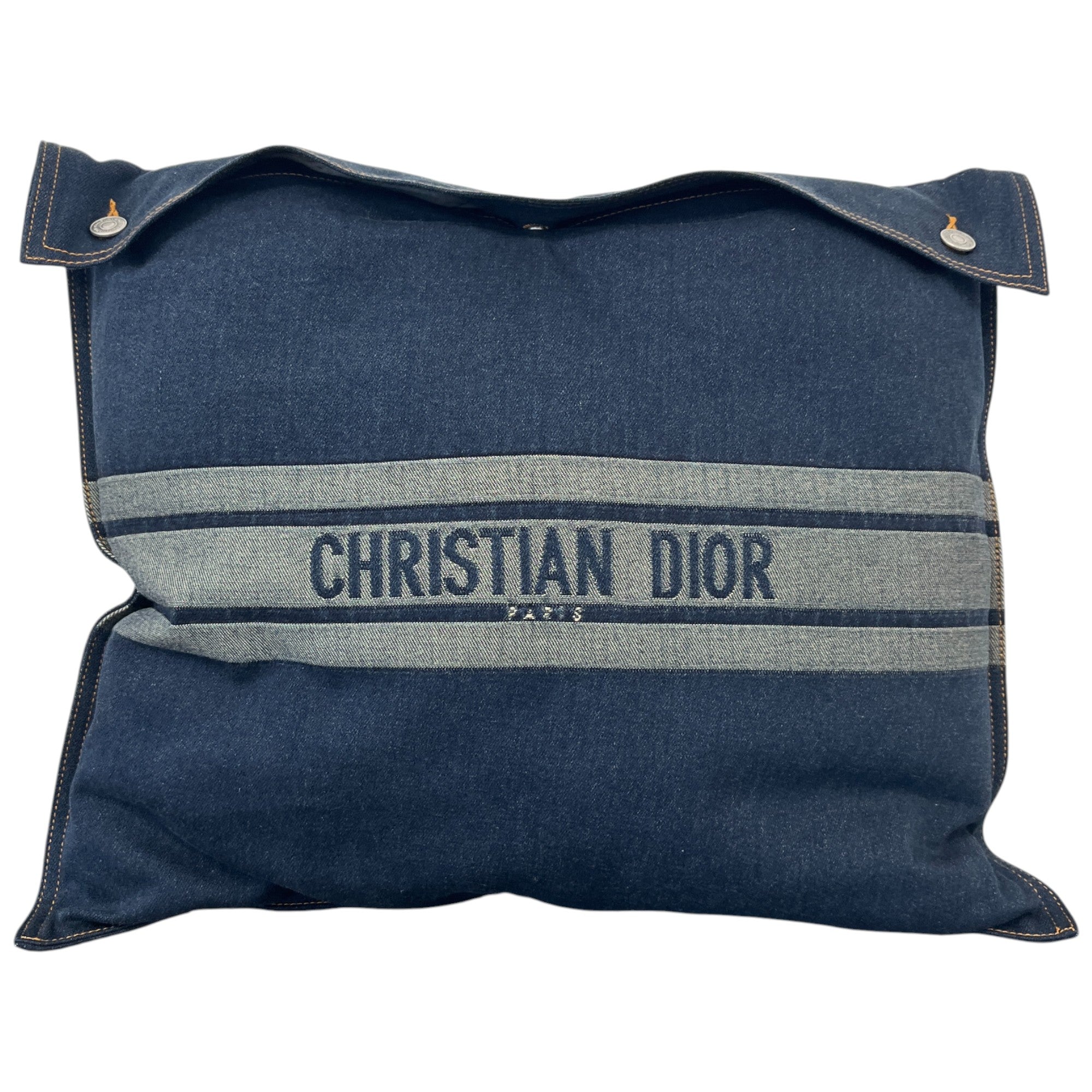 Men's Logo Print Pillow Navy