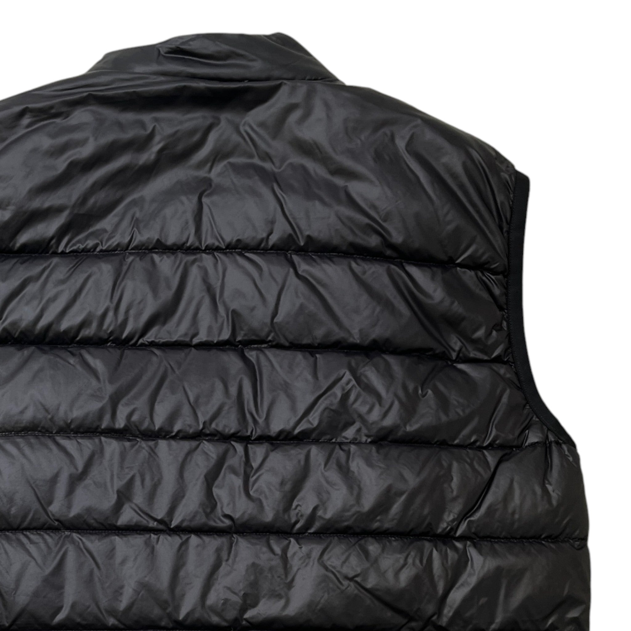 Men's Plaque Logo Gilet Black Size IT 50 / L