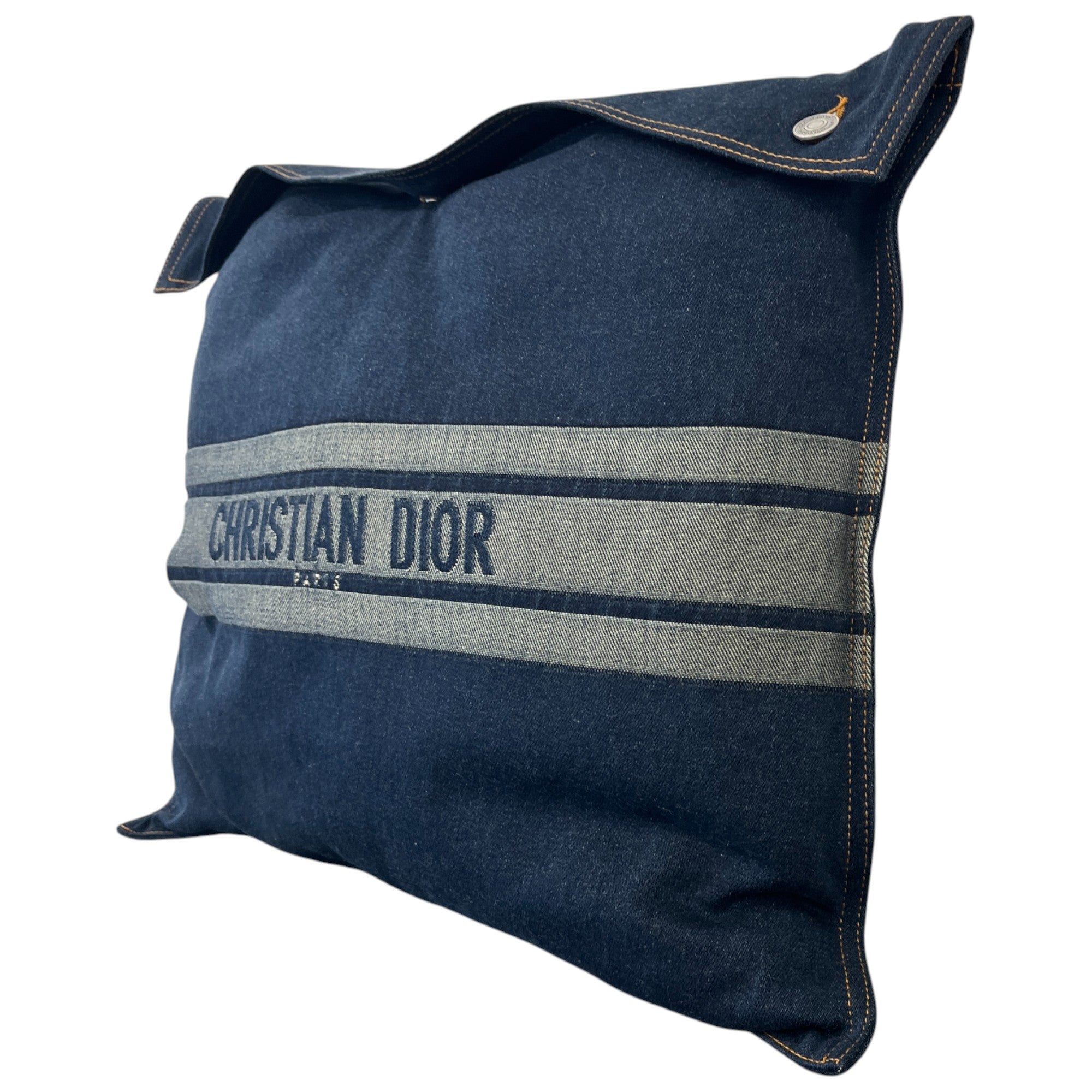 Men's Logo Print Pillow Navy