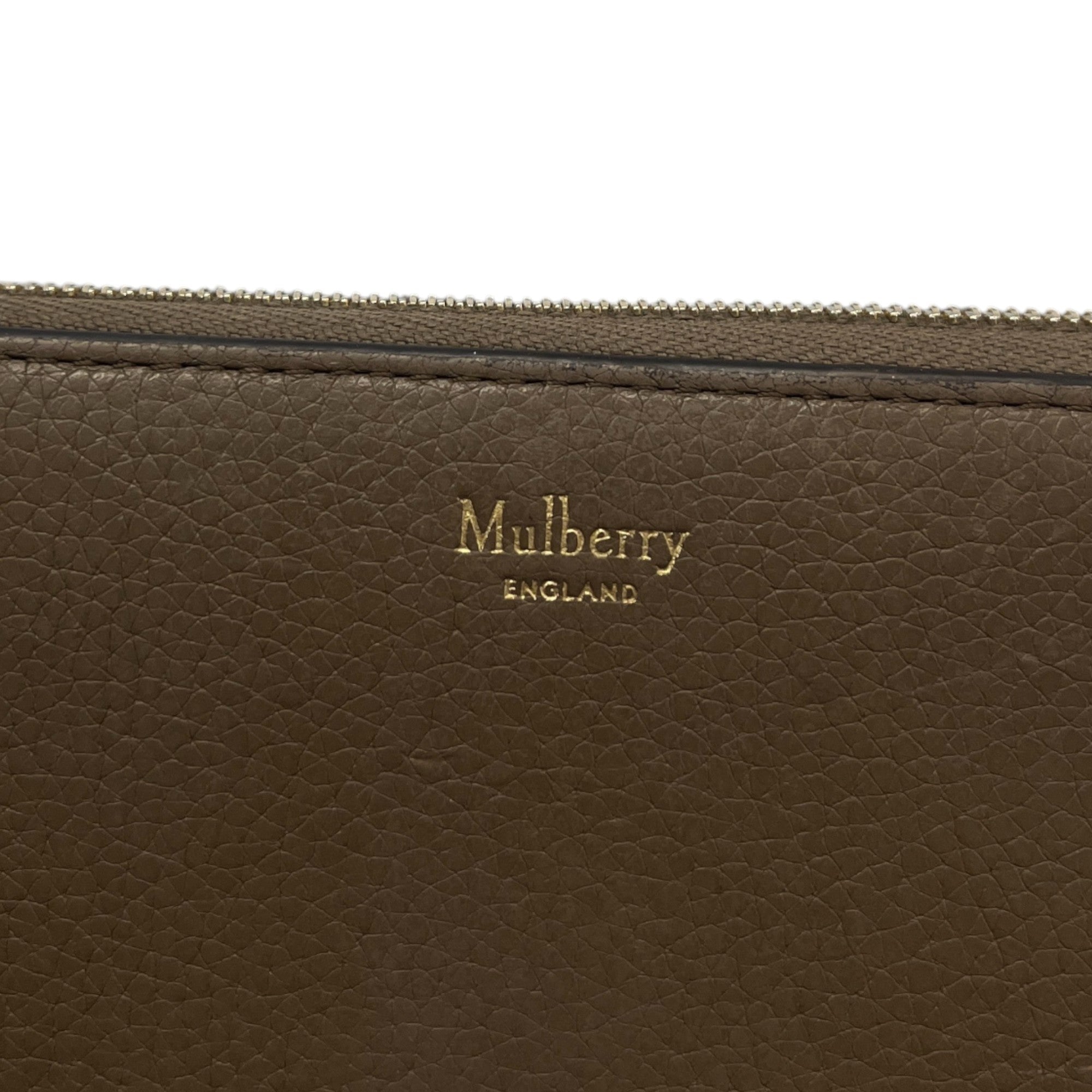 Women's Zip Around Purse Beige