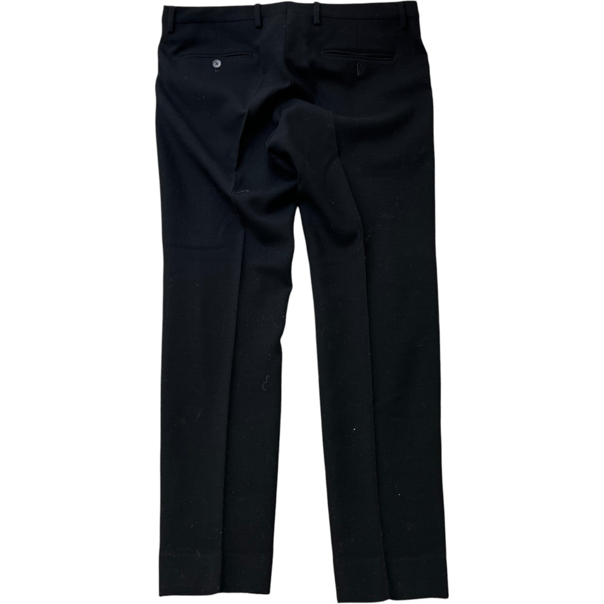 Men's Suit Trousers Black Size IT 50 / UK 34