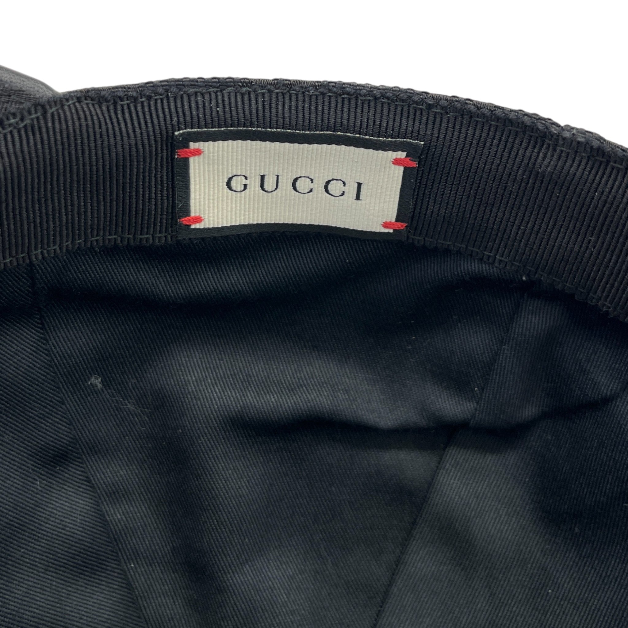 Men's Gg Monogram Hat Black Size XS