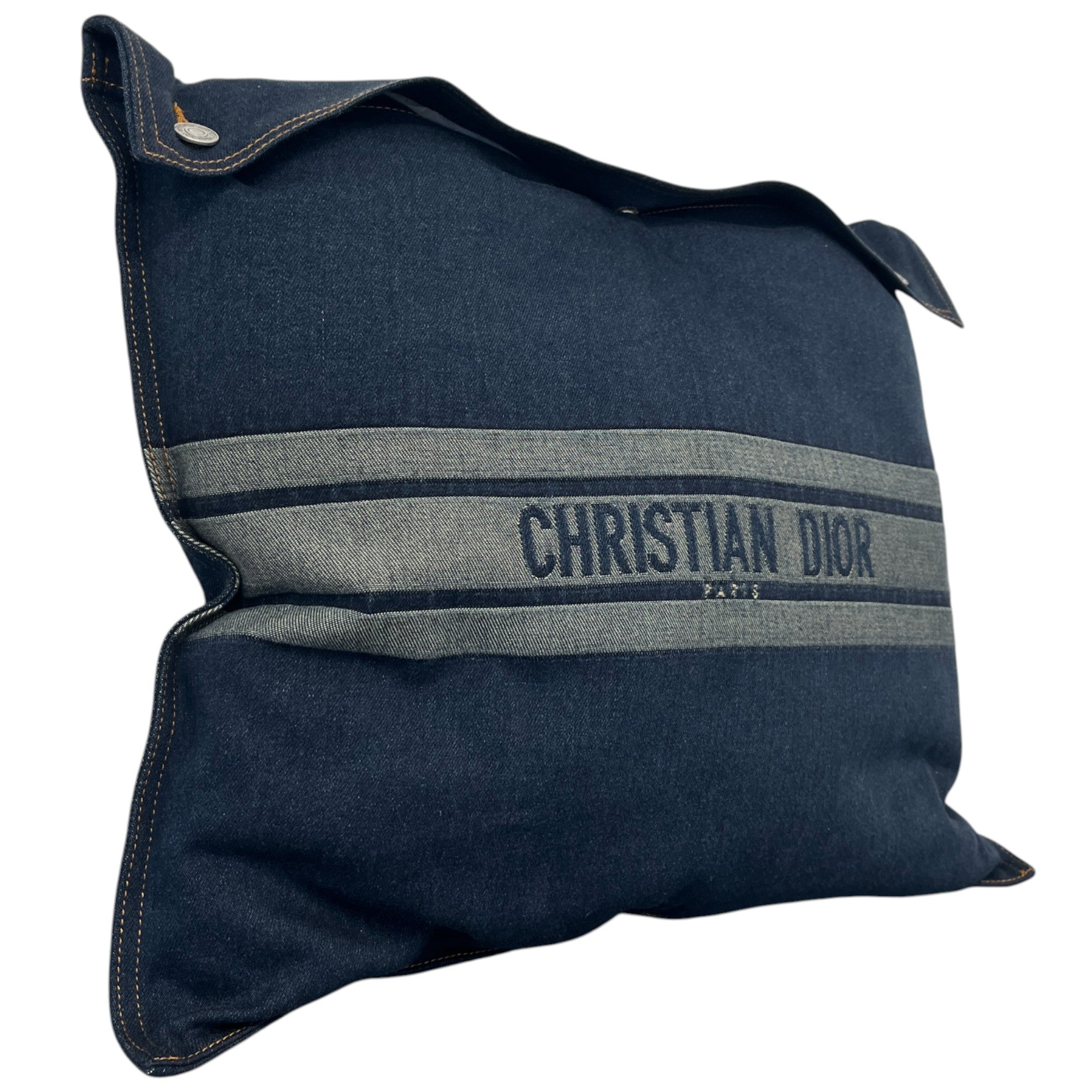Men's Logo Print Pillow Navy