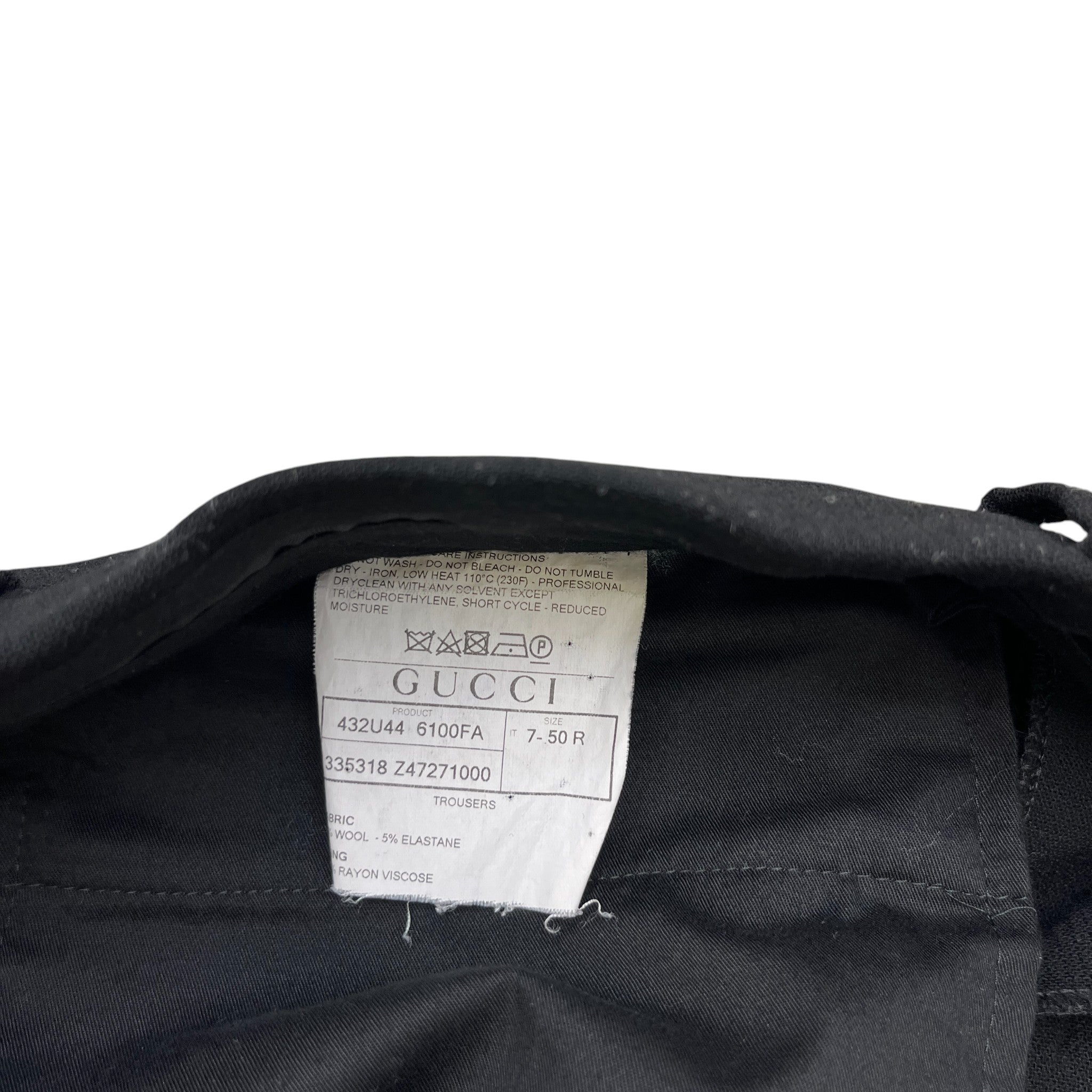 Men's Suit Trousers Black Size IT 50 / UK 34