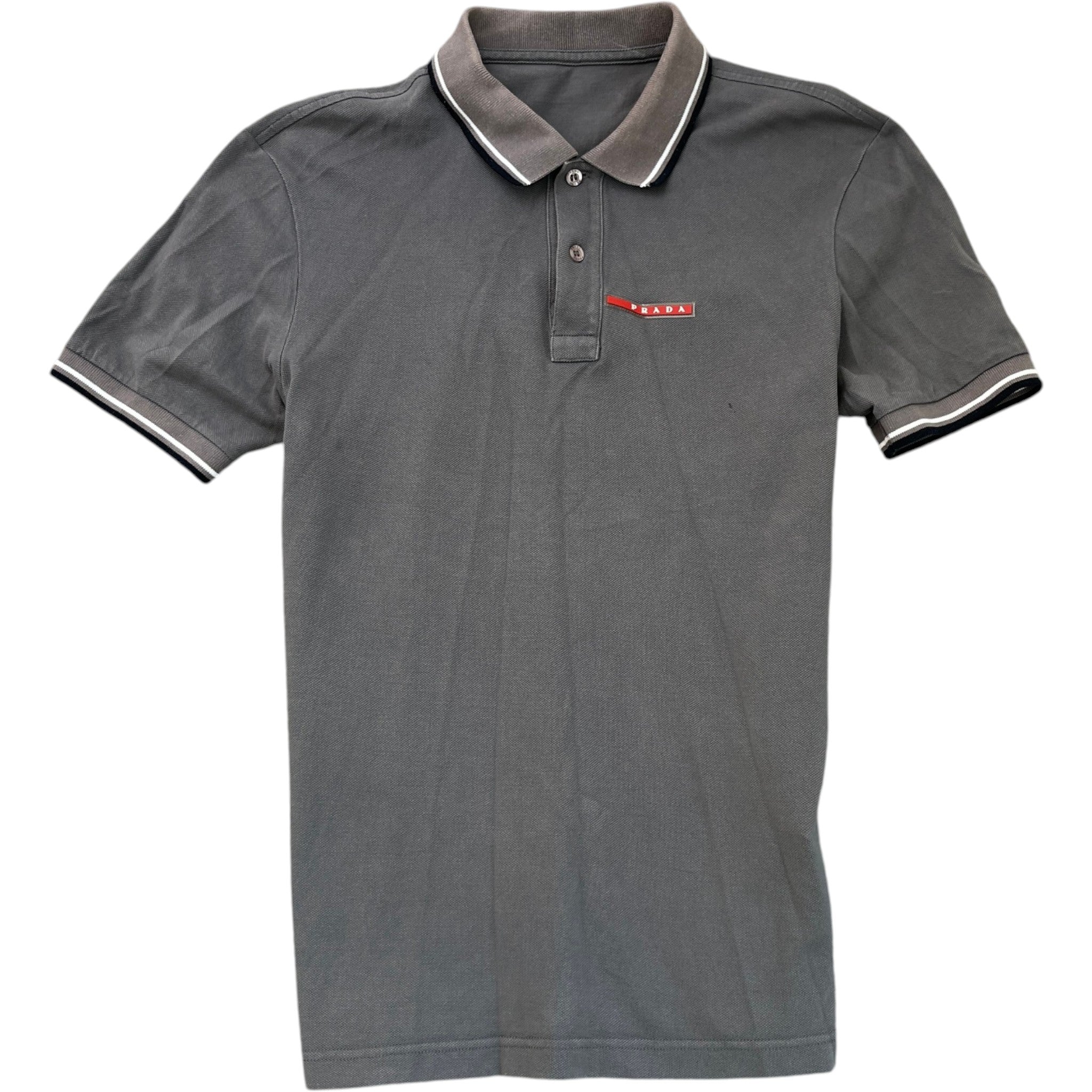 Men's Linea Rossa Polo Shirt Grey Size M