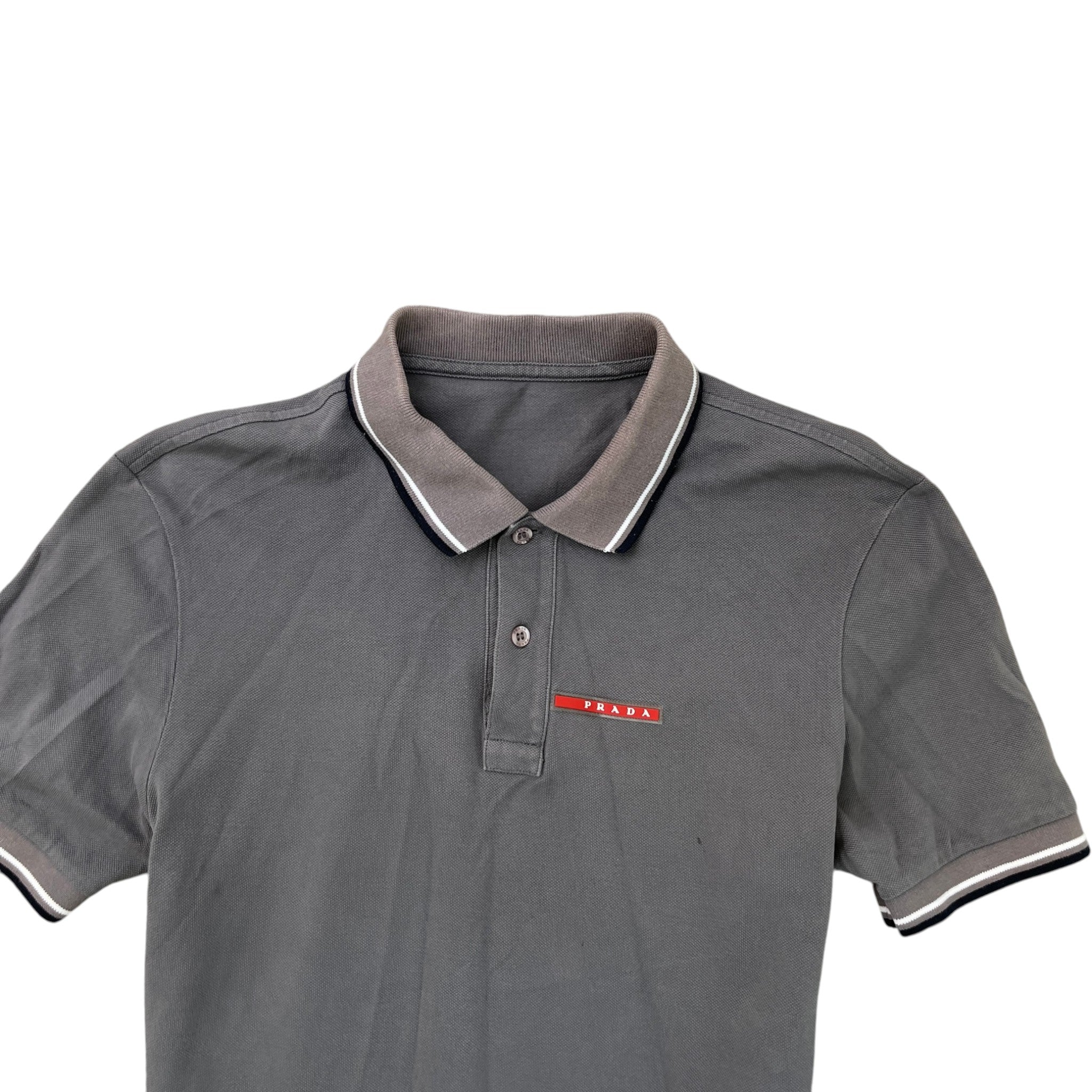 Men's Linea Rossa Polo Shirt Grey Size M
