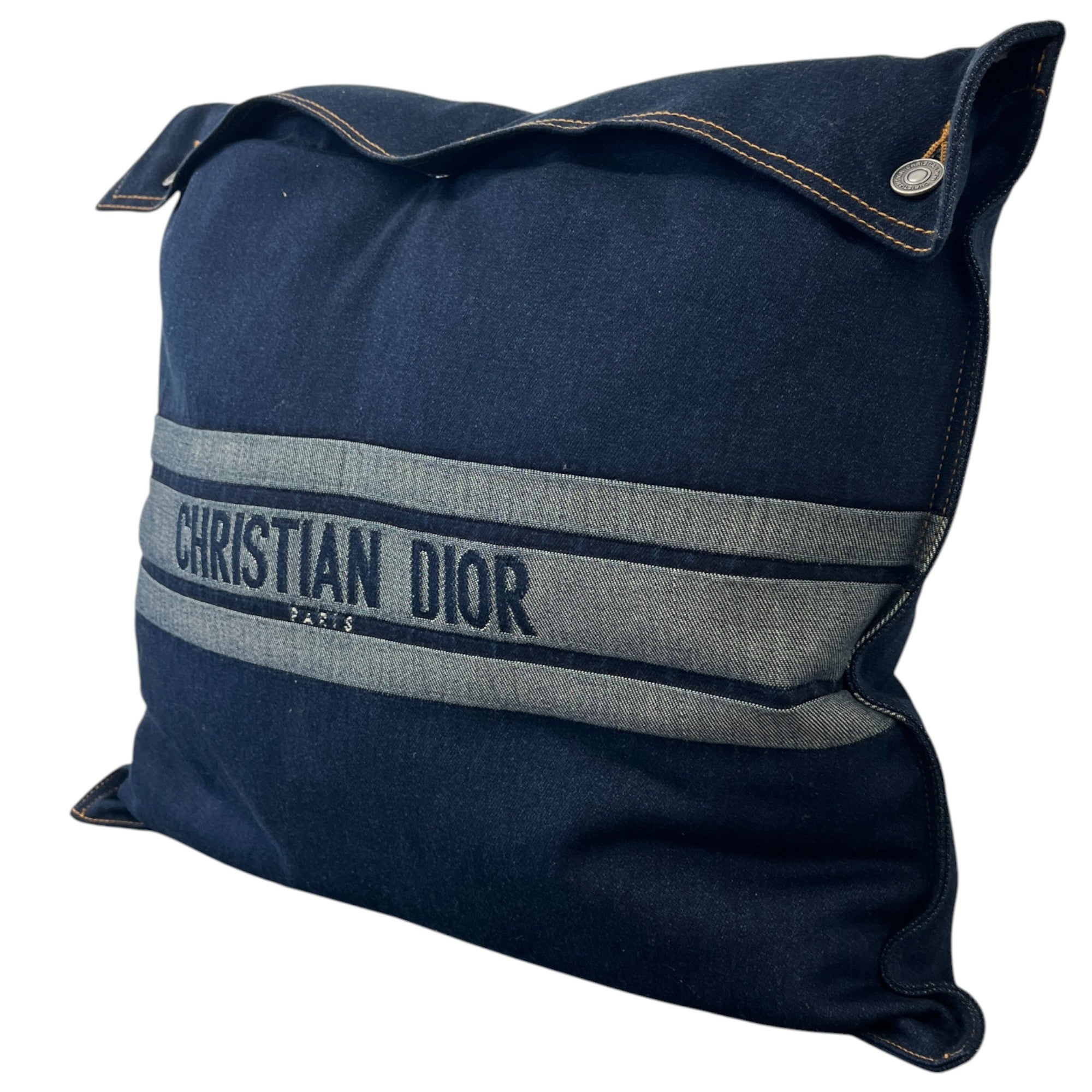 Men's Logo Print Pillow Navy