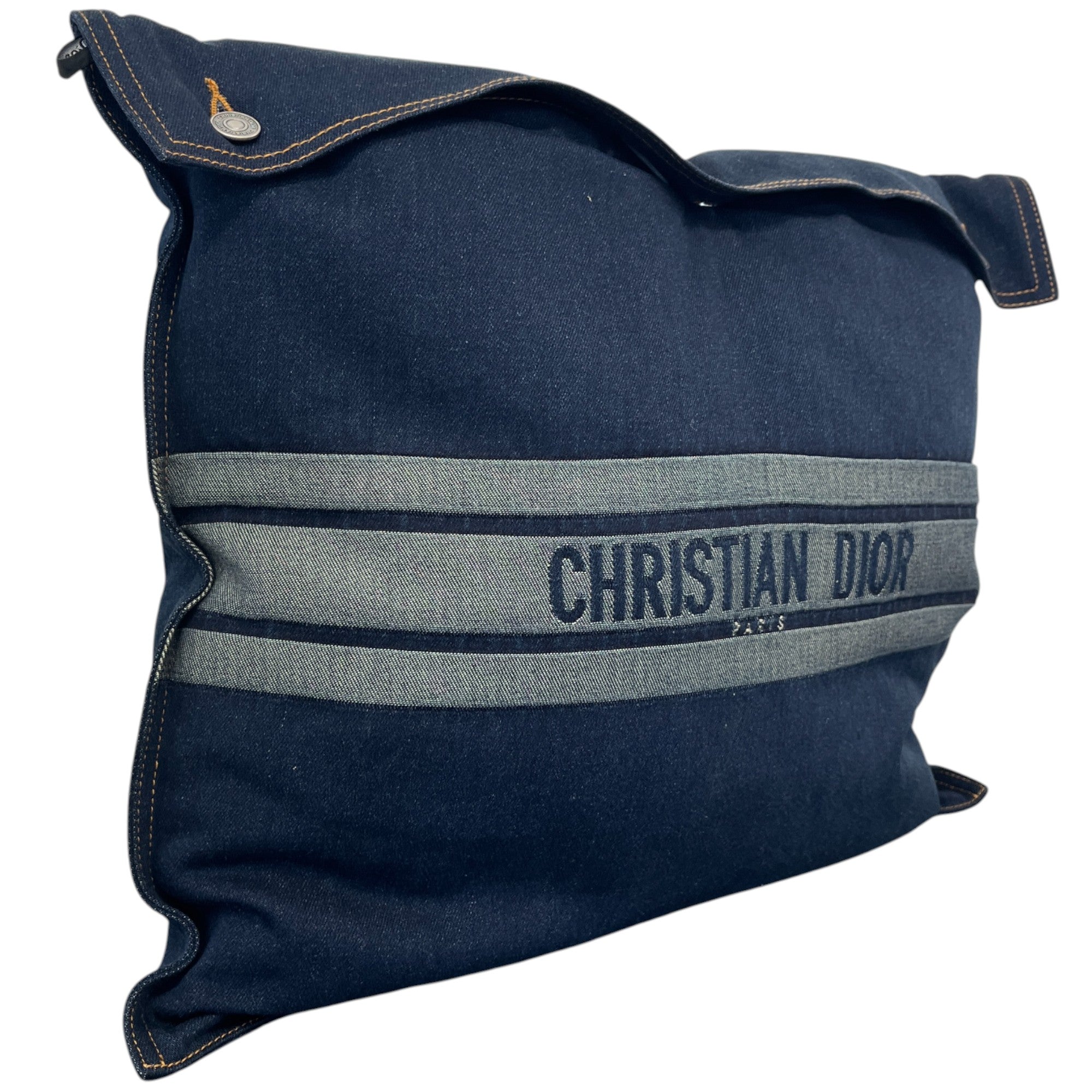 Men's Logo Print Pillow Navy