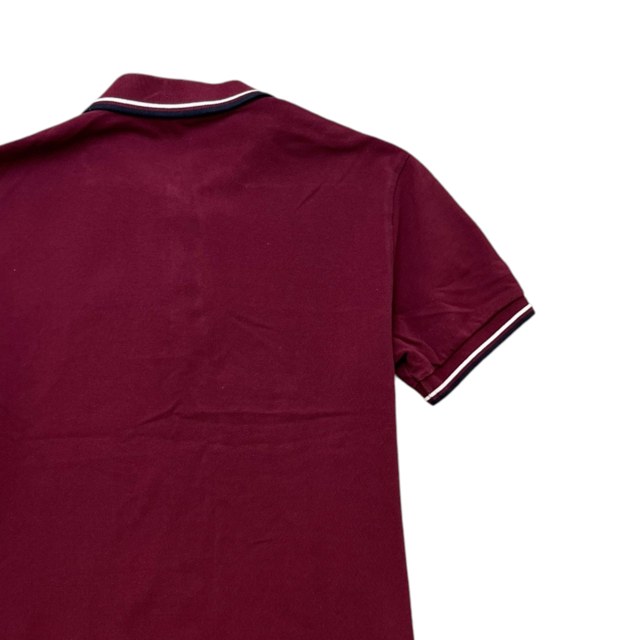 Men's Linea Rosa Polo Shirt Burgundy Size S