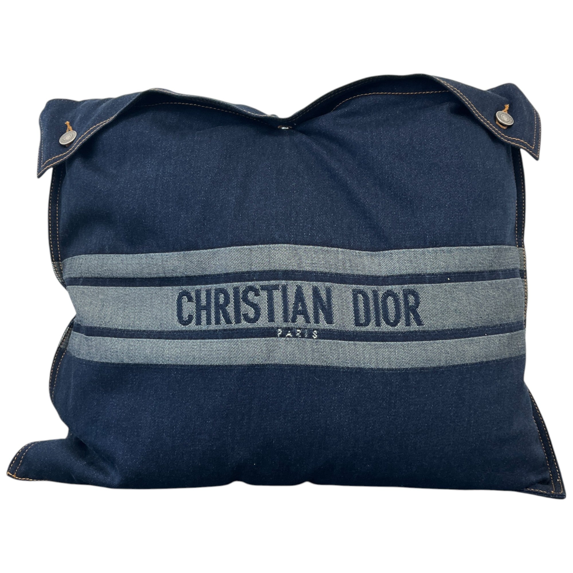 Men's Embroidered Logo Pillow Navy