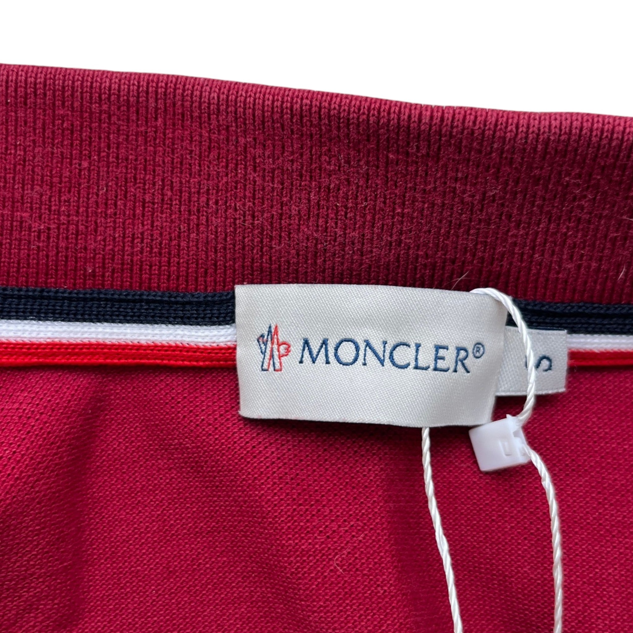 Men's Maglia Polo Shirt Burgundy Size S