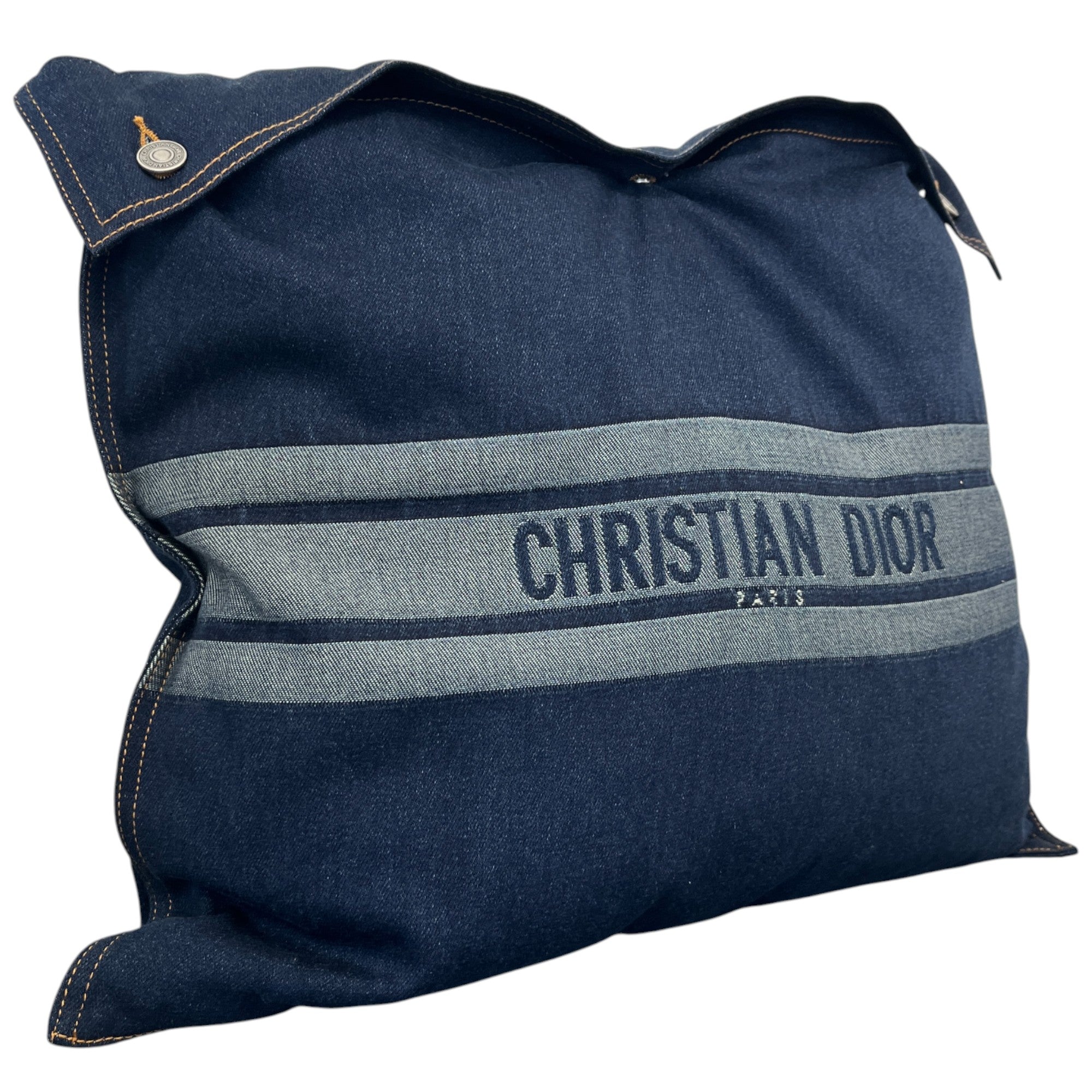Men's Embroidered Logo Pillow Navy