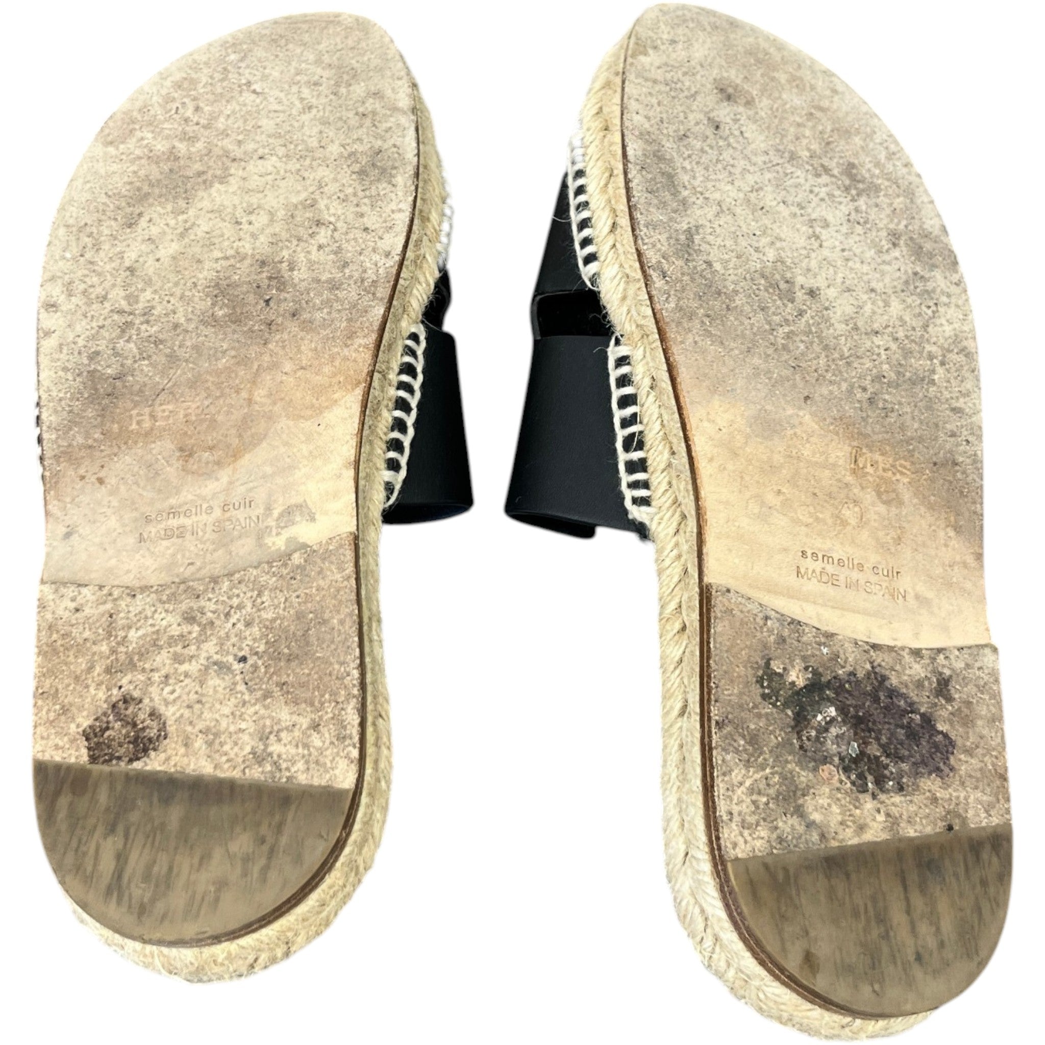 Men's Antigua Espadrille Espadrilles Black Size EU 40 / UK 6