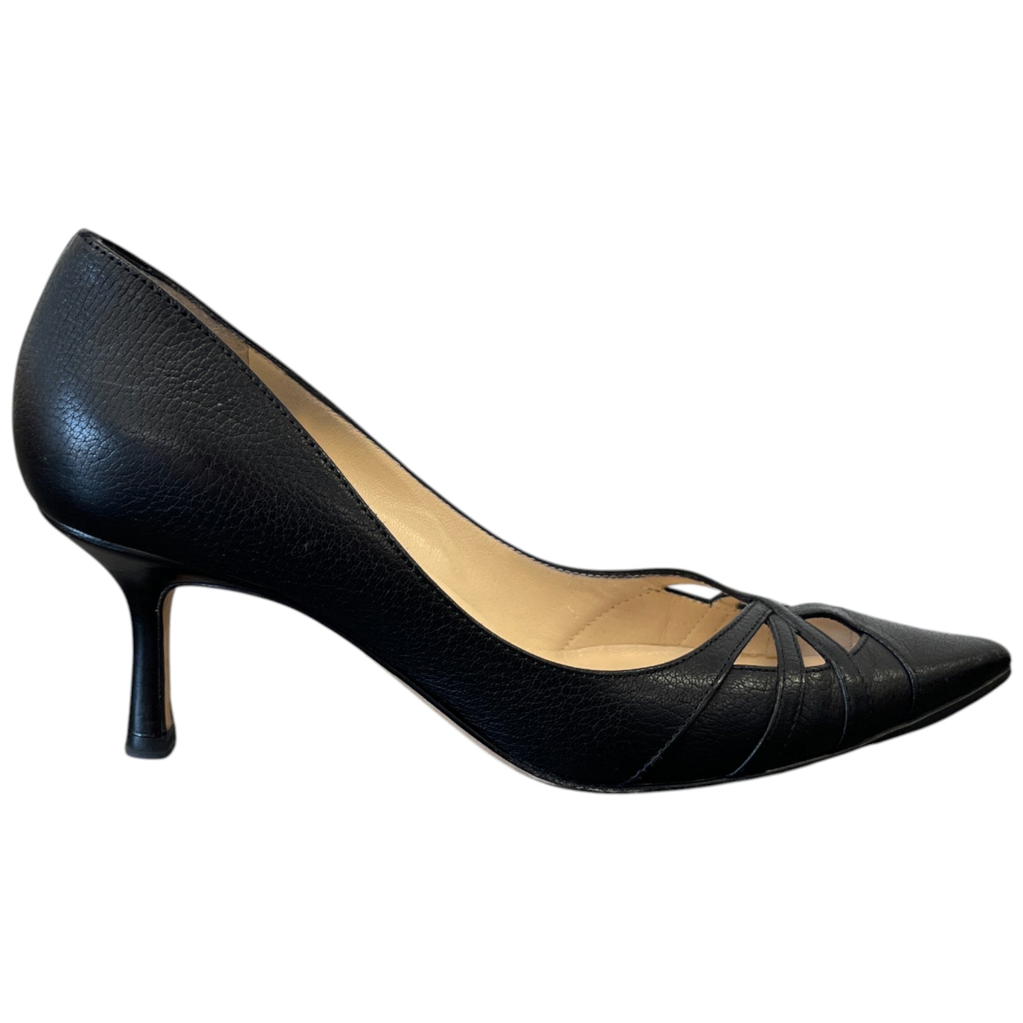 Women's Cutout Pumps Heels Black Size EU 35.5 / UK 2.5